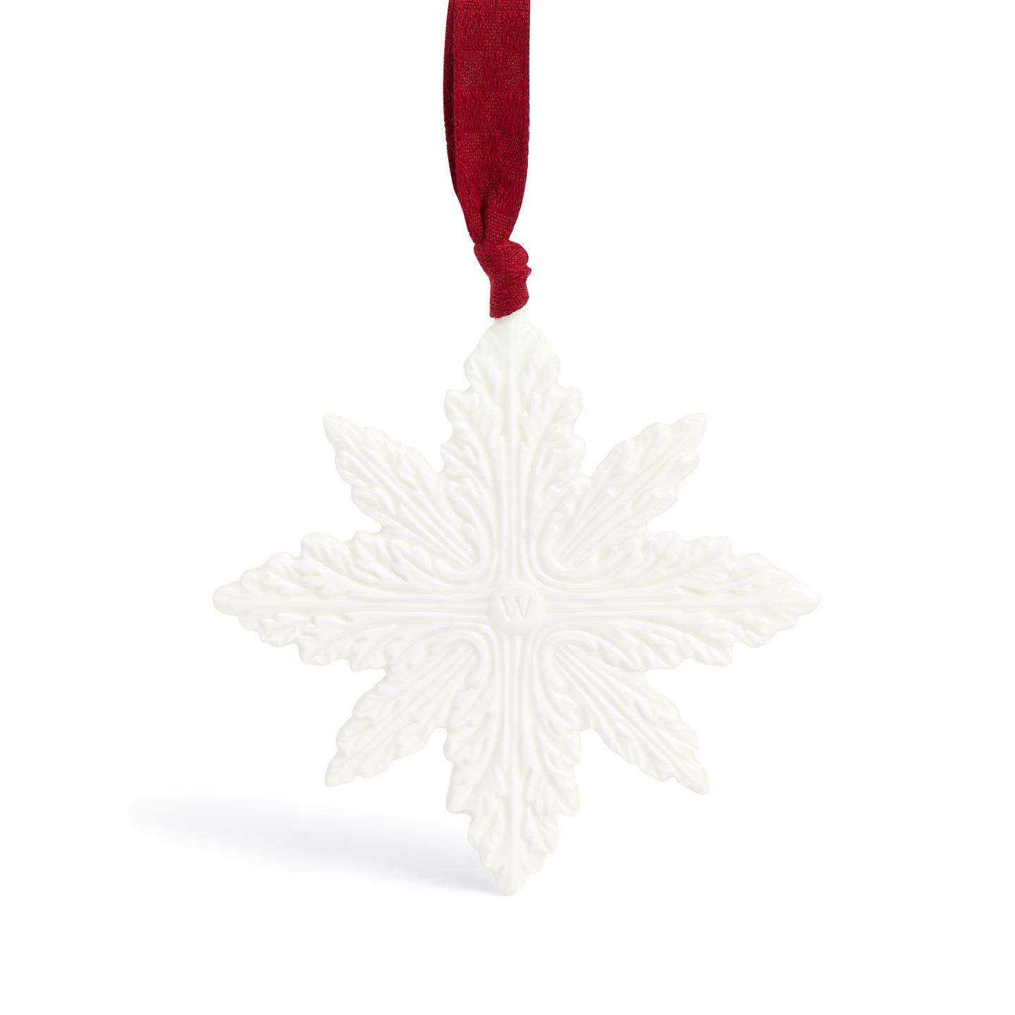 Wedgwood White Festive Snowflake Ornament China