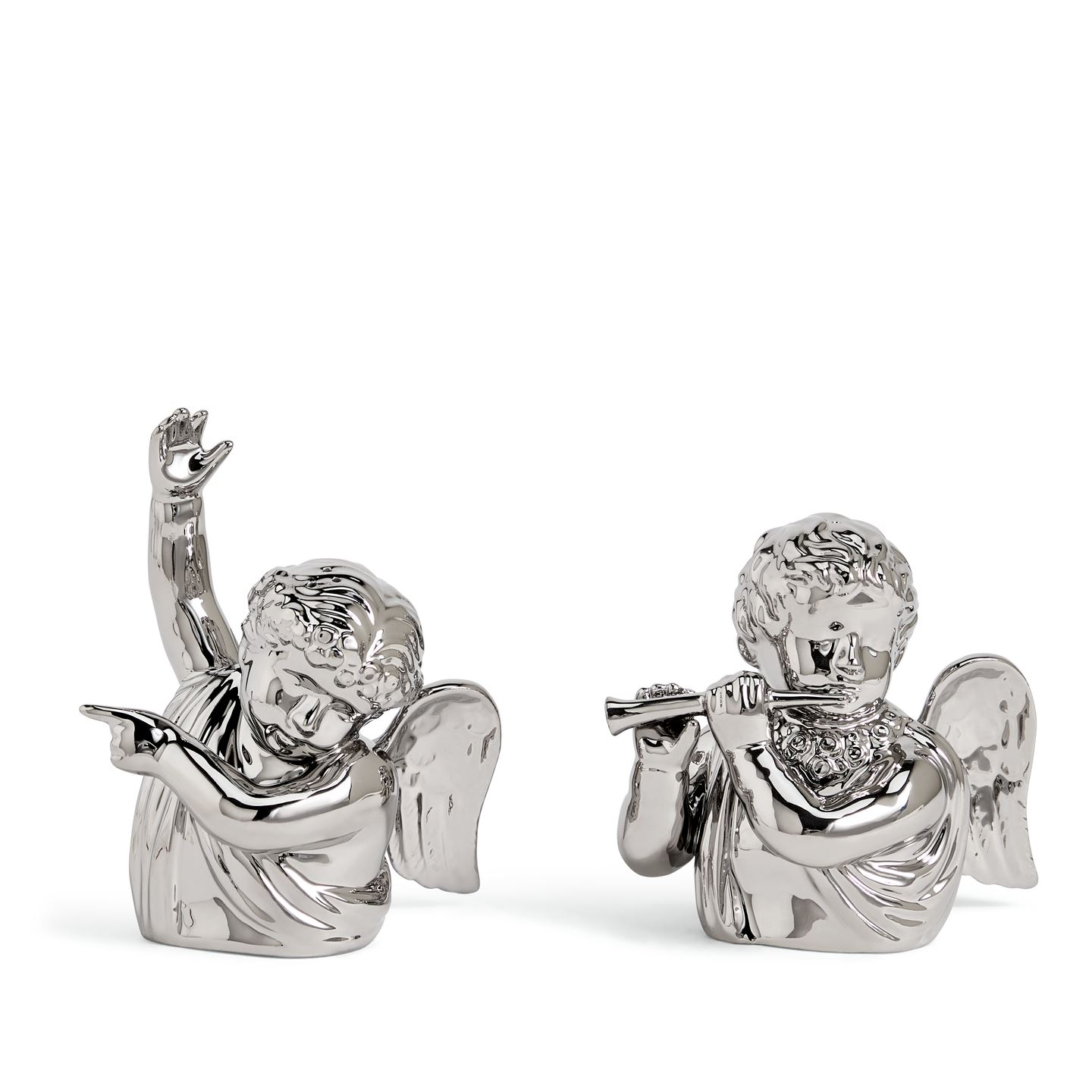 Wedgwood Silver Festive Cherub Salt & Pepper