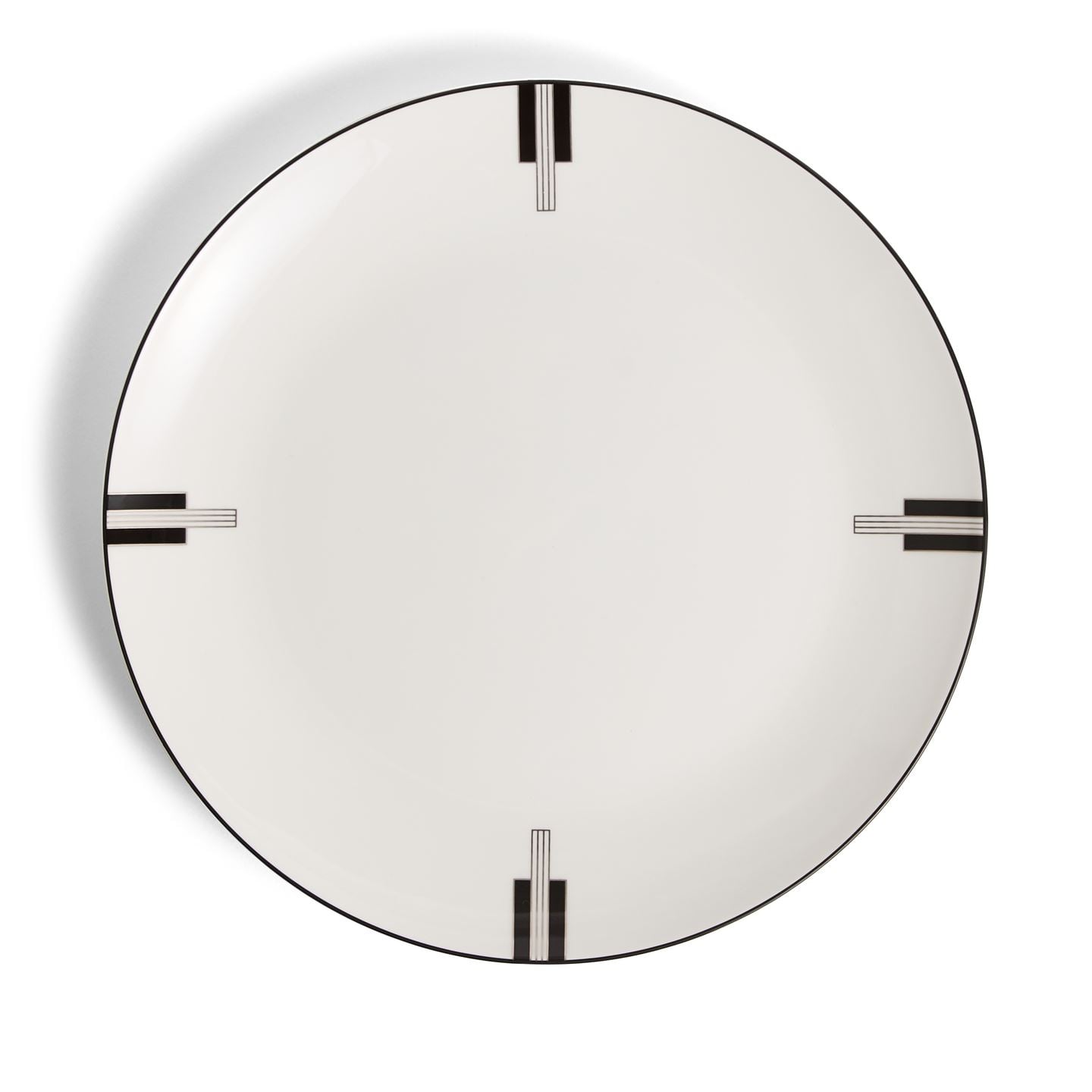 Wedgwood Silver Vera Wang Luxe Graphite Dinner Plate
