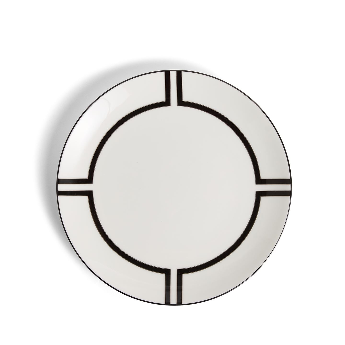 Wedgwood Vera Wang Luxe Graphite Plate 20Cm