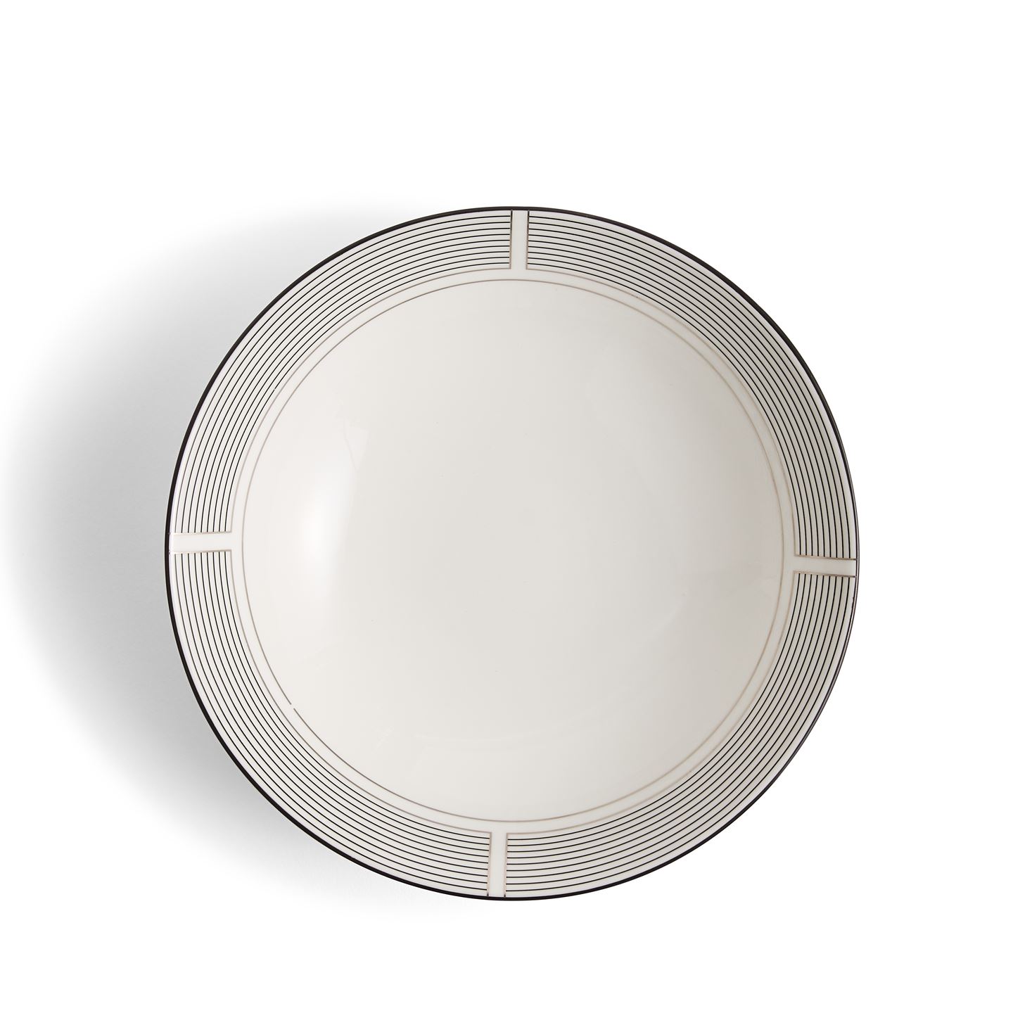 Wedgwood Vera Wang Luxe Graphite Soup Bowl