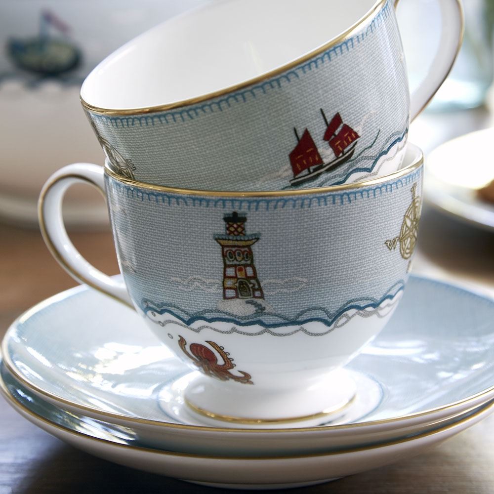 Sailor's Farewell Tea Cup and Saucer