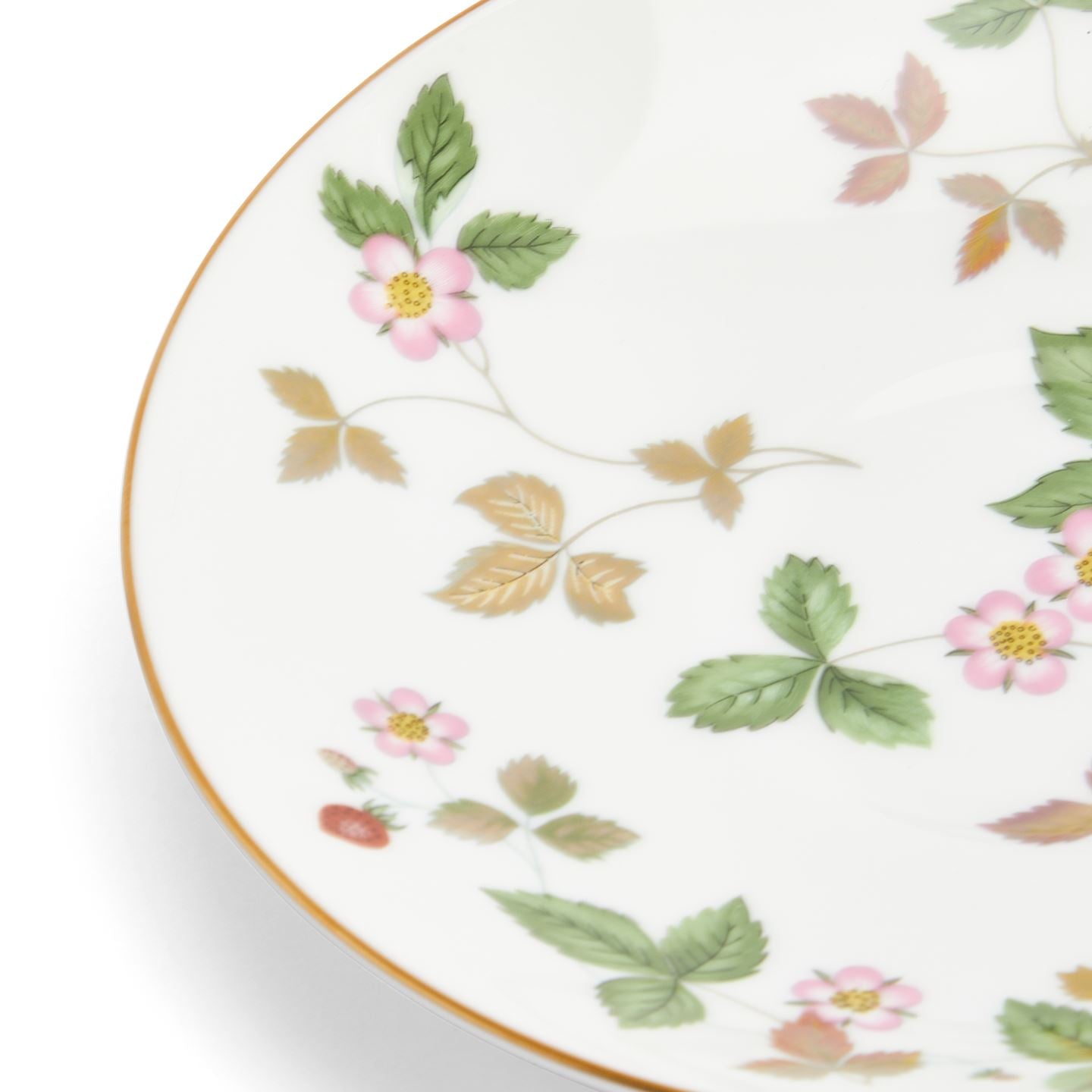 klubnika　 WILDStrawberry　5点 Wild Strawberry Gold Teacup & Saucer Leigh | Wedgwood