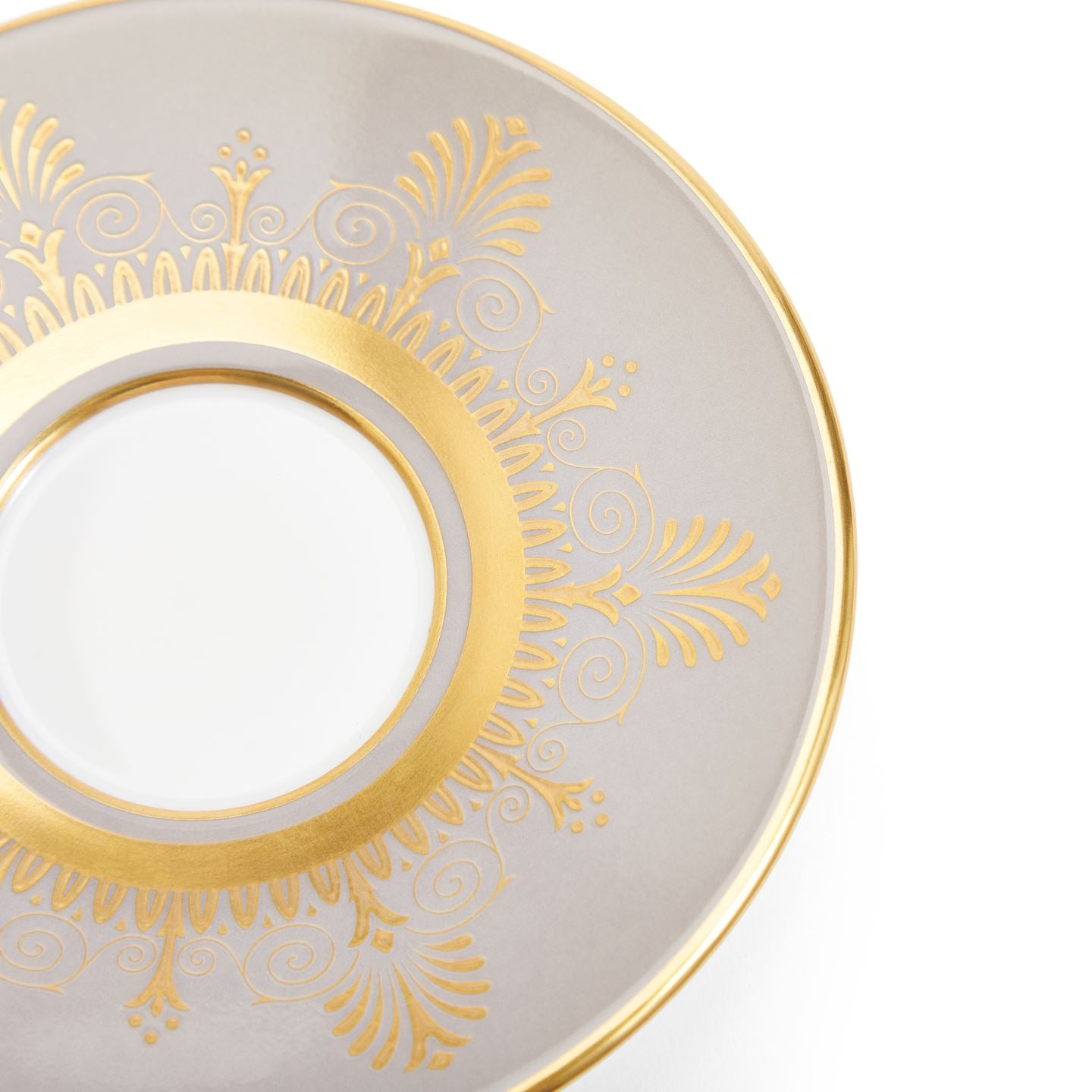 Anthemion Grey Espresso Cup & Saucer