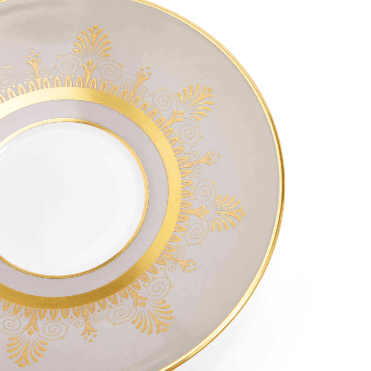 Anthemion Grey Teacup & Saucer