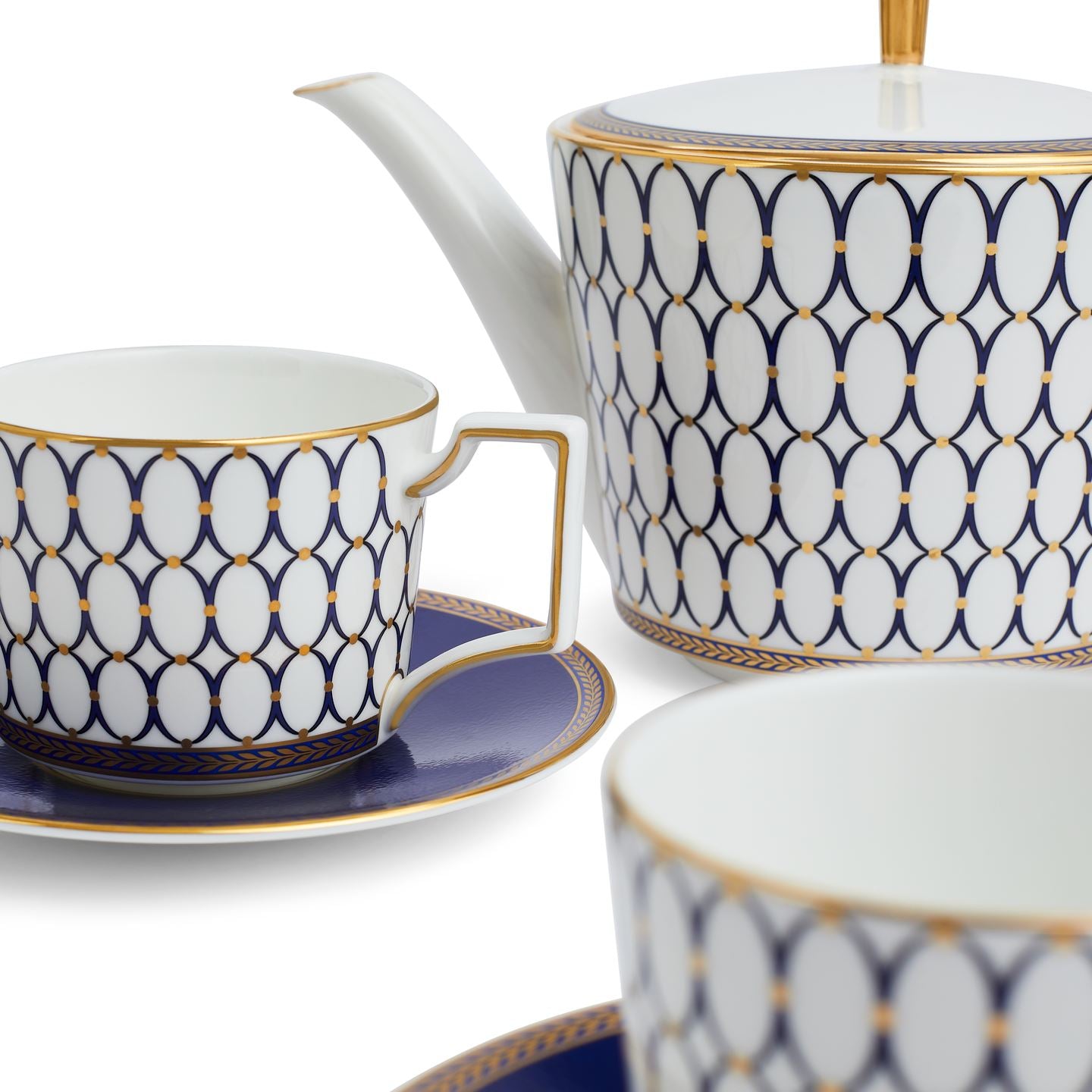Renaissance Gold 3 Piece Tea Set