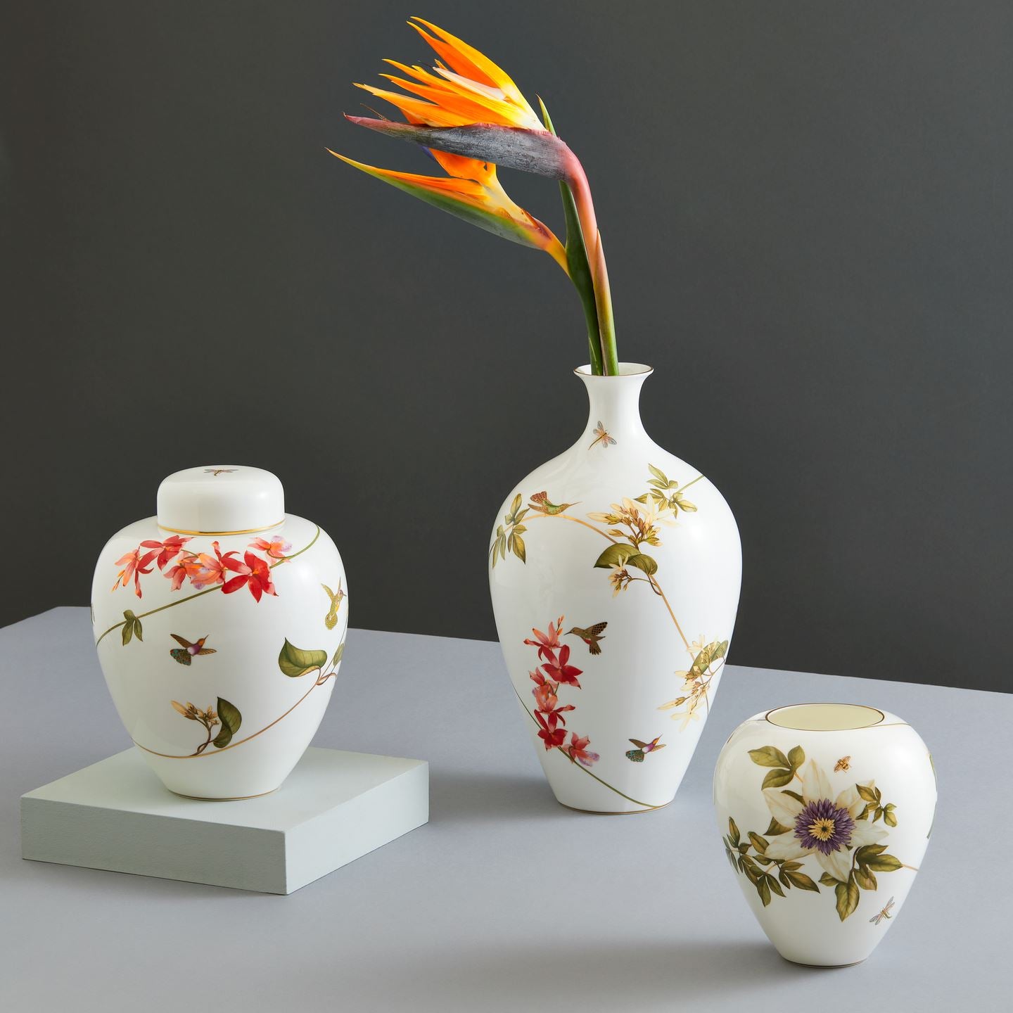 Hummingbird Medium Vase
