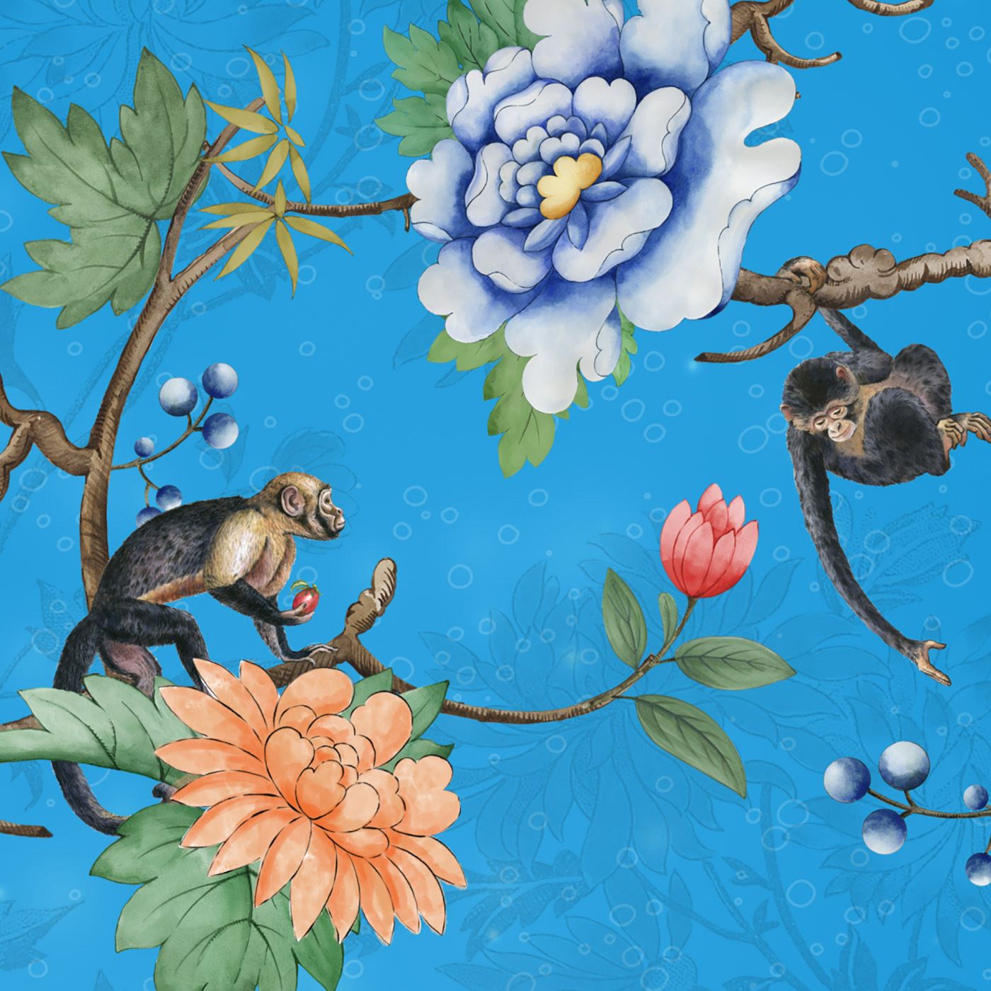 Wonderlust Sapphire Garden Plate
