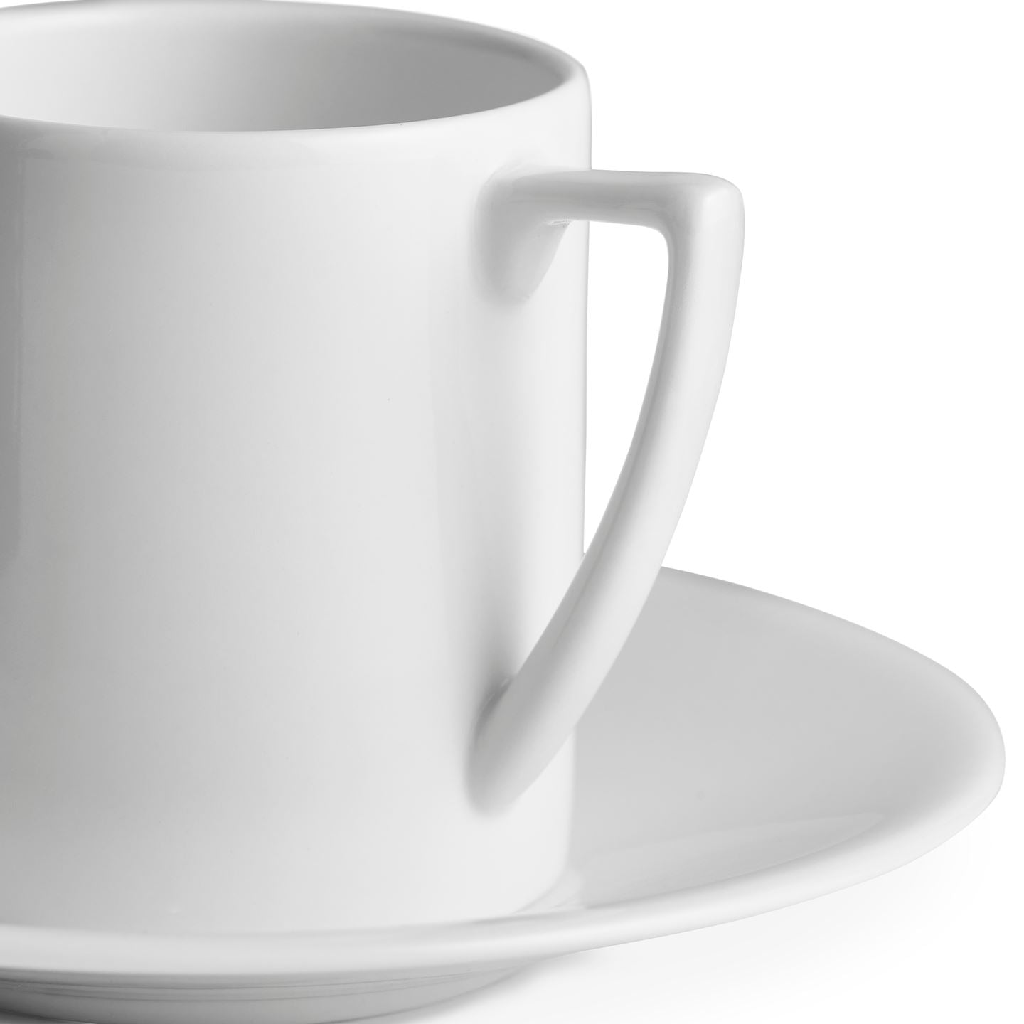 Jasper Conran White Coffee Cup & Saucer