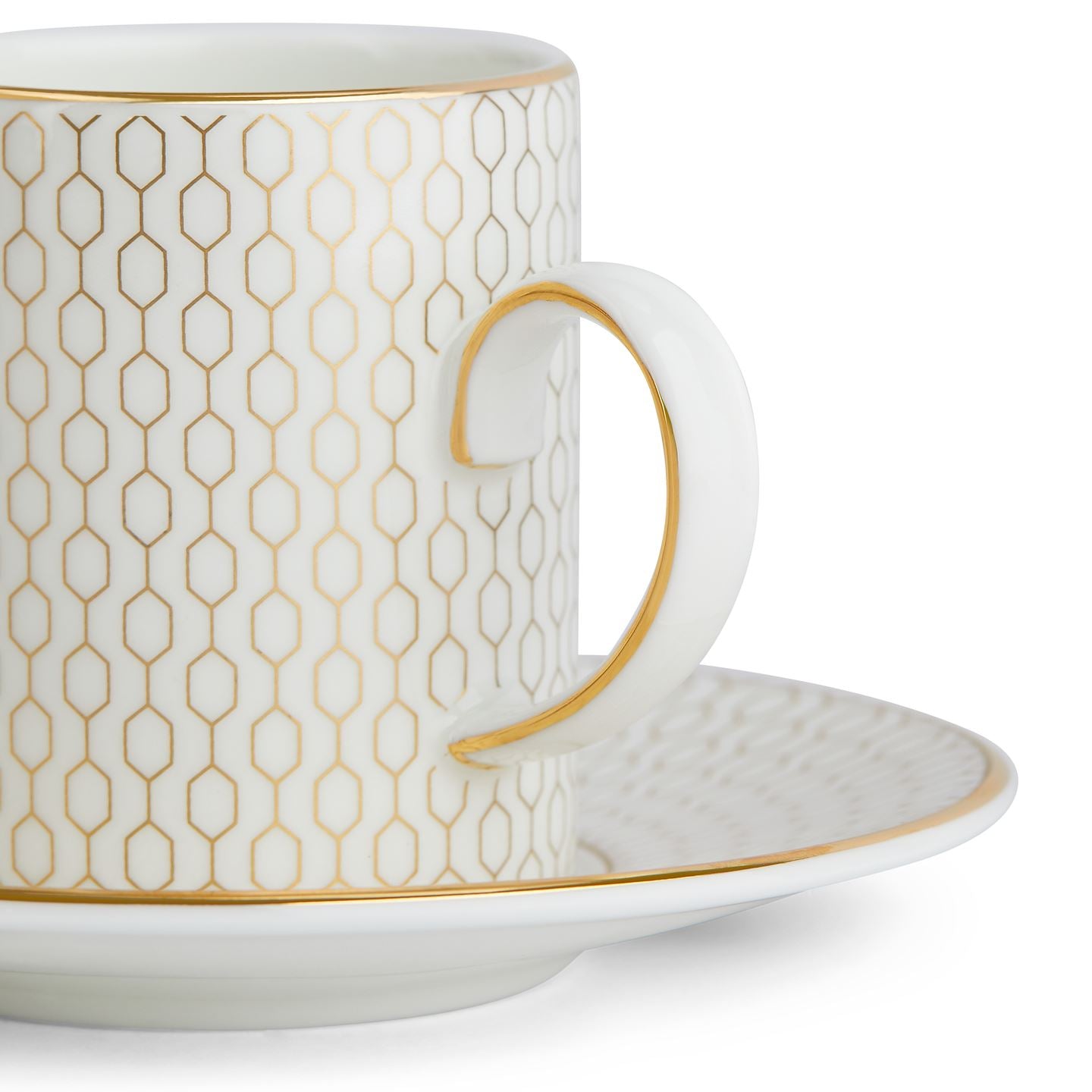 Gio Gold Coffee Cup & Saucer