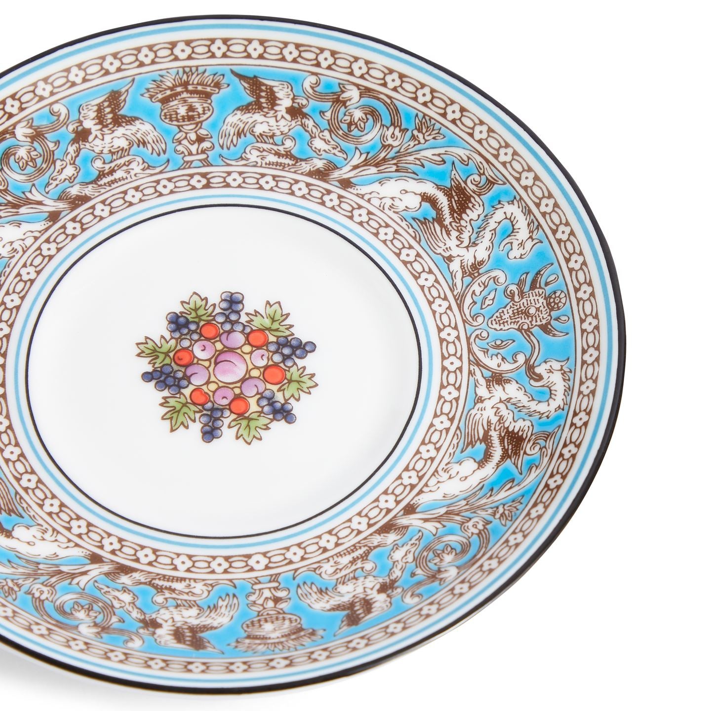 Florentine Turquoise Coffee Cup and Saucer