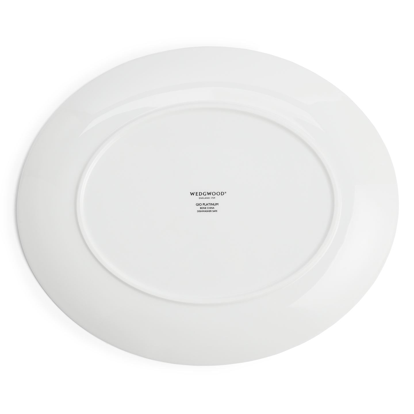 Gio Platinum Oval Platter