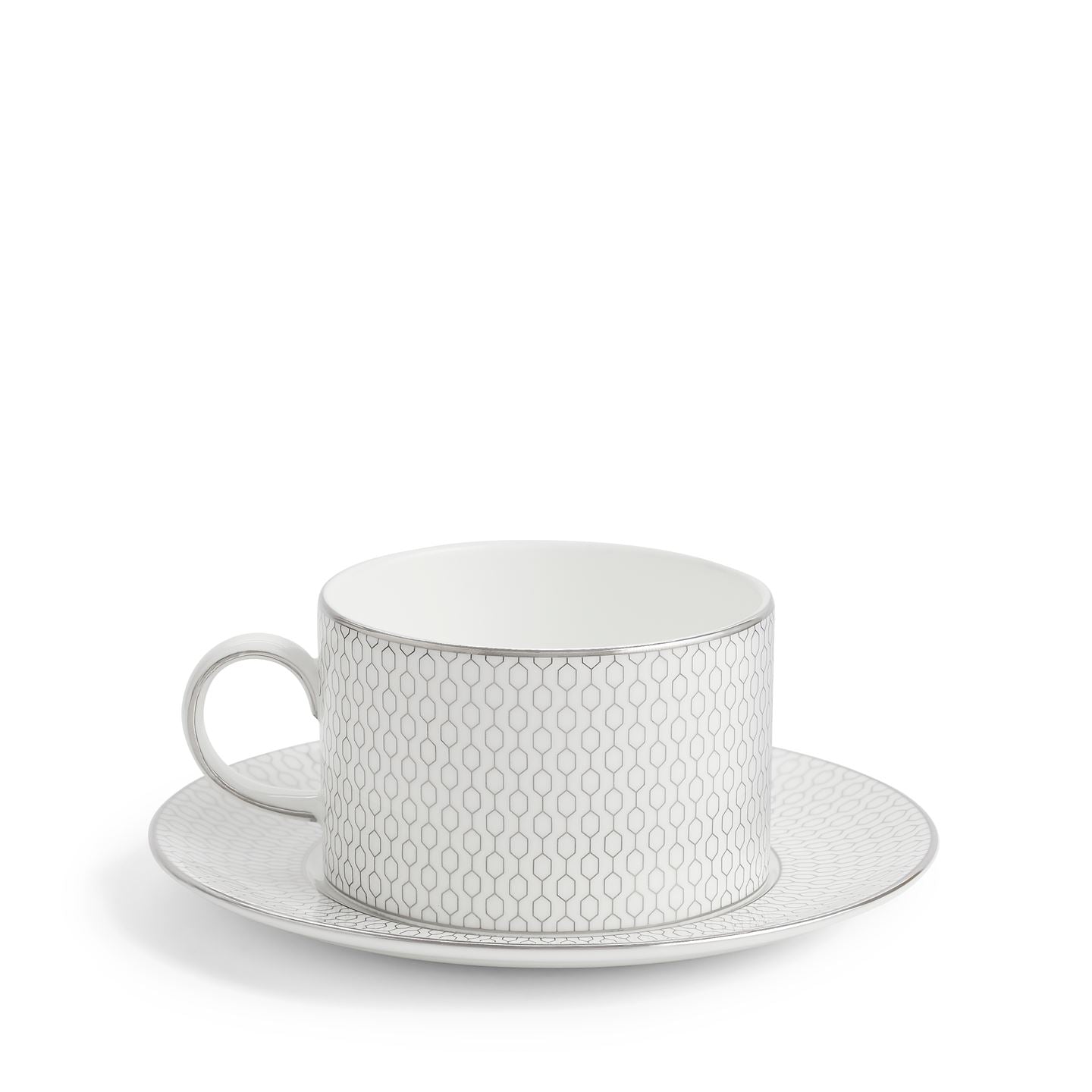 Gio Platinum Teacup & Saucer
