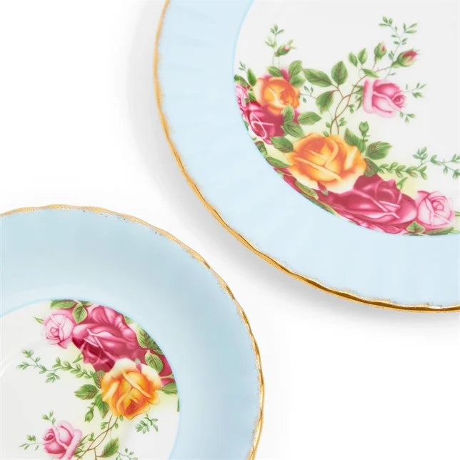 Old Country Roses 3 Piece Set Aqua | Wedgwood