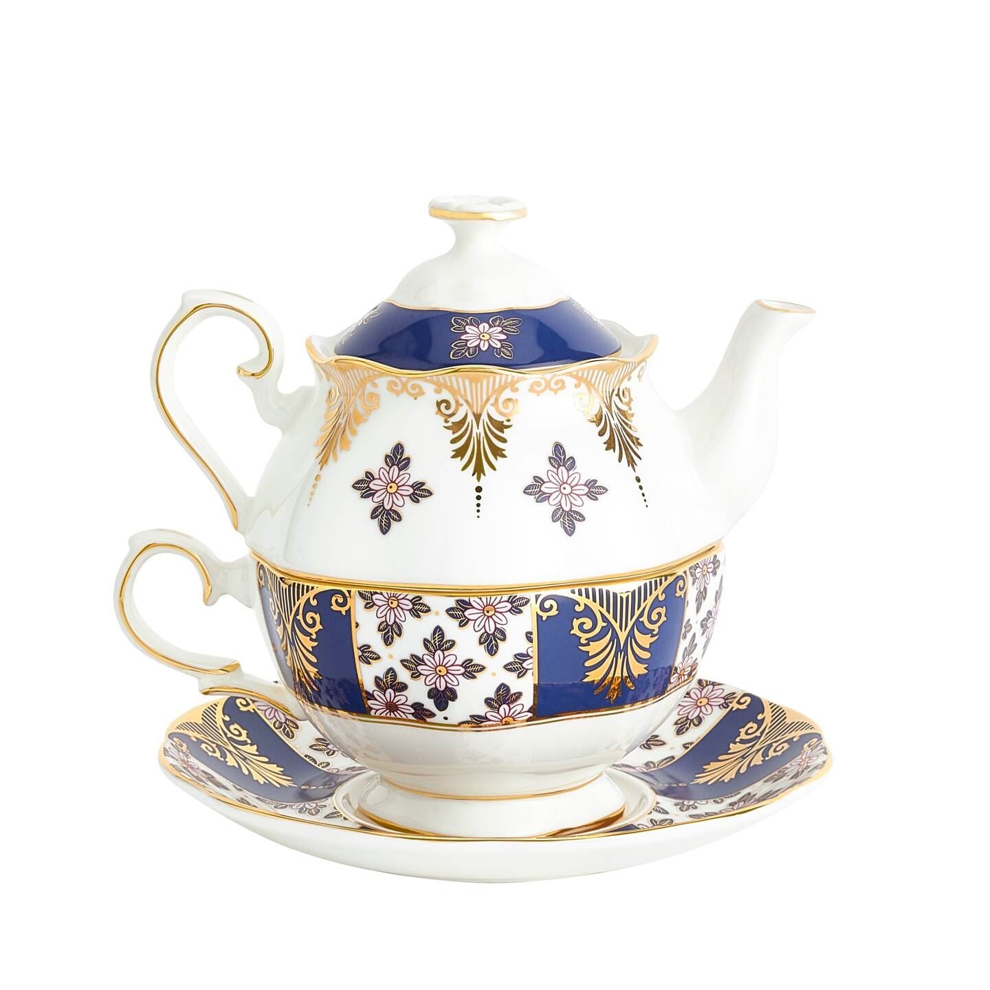 100 Years Tea for One 500ml Regency Blue 1900