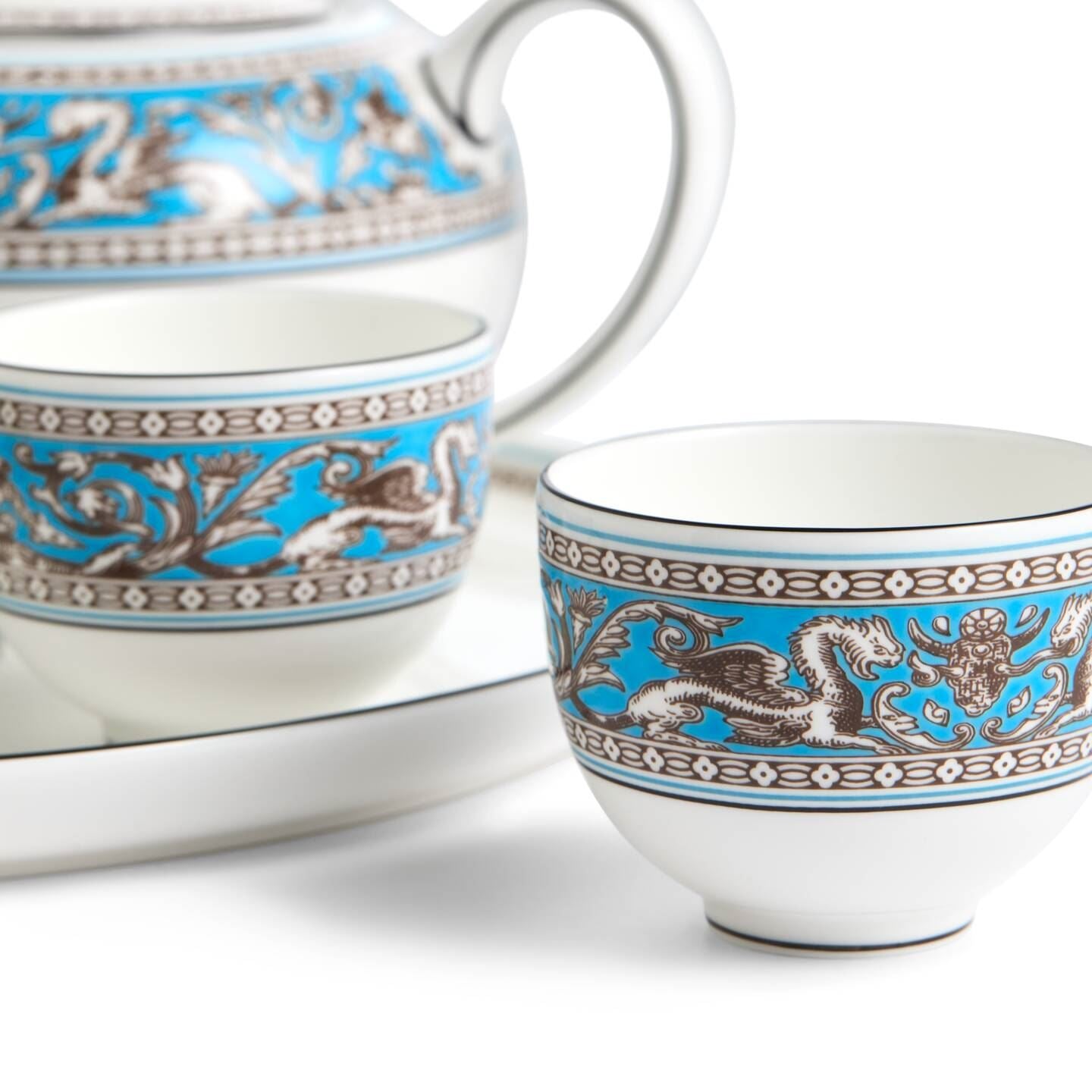 FLORENTINE TURQUOISE皿2枚⑥ Florentine Turquoise Teaware Asian, 6 Pieces | Wedgwood