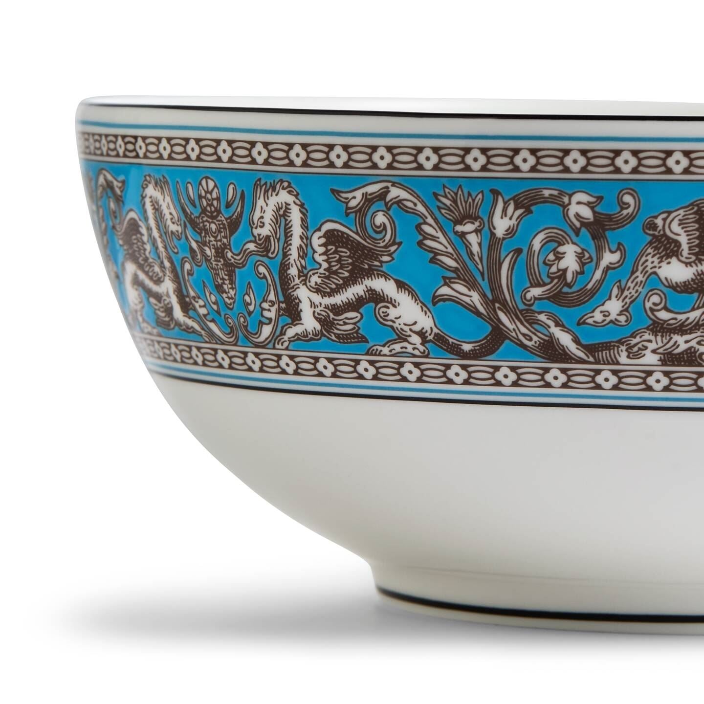 Florentine Turquoise Soup/Noodle Bowl