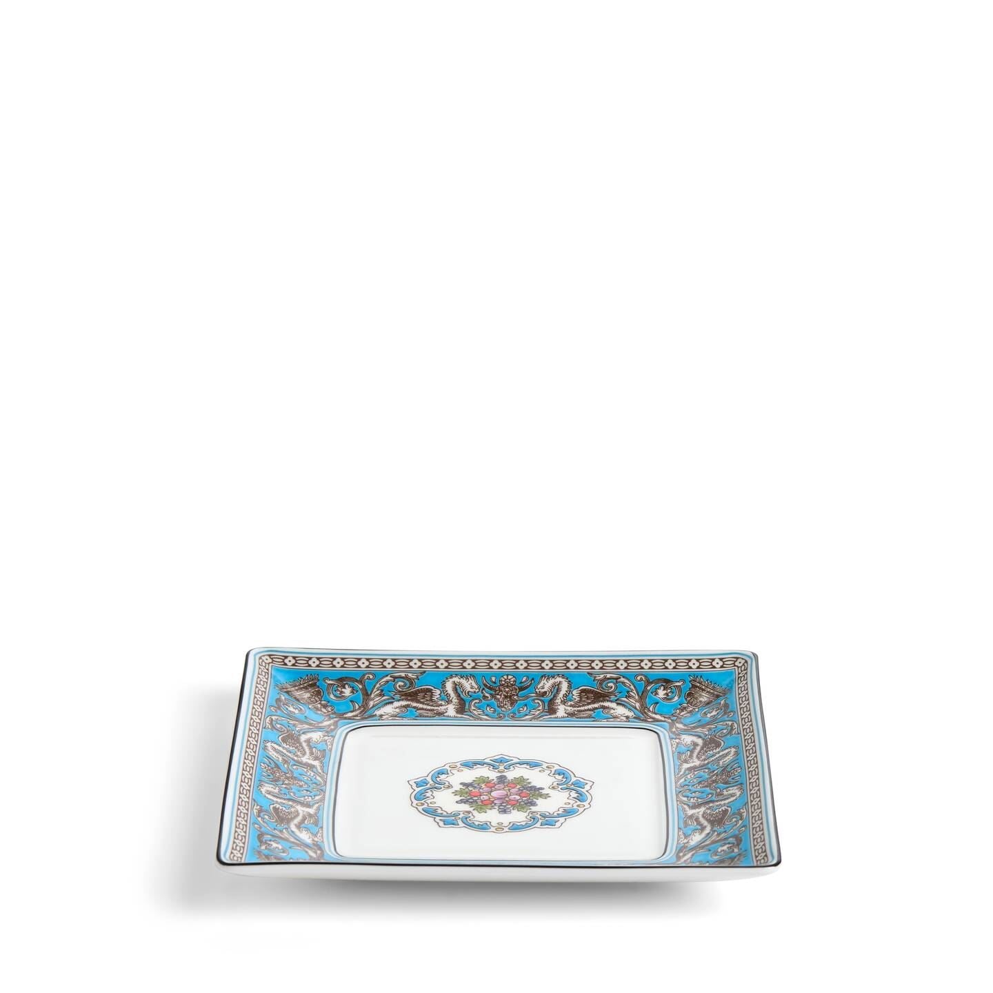 Florentine Turquoise Square Tray | Wedgwood