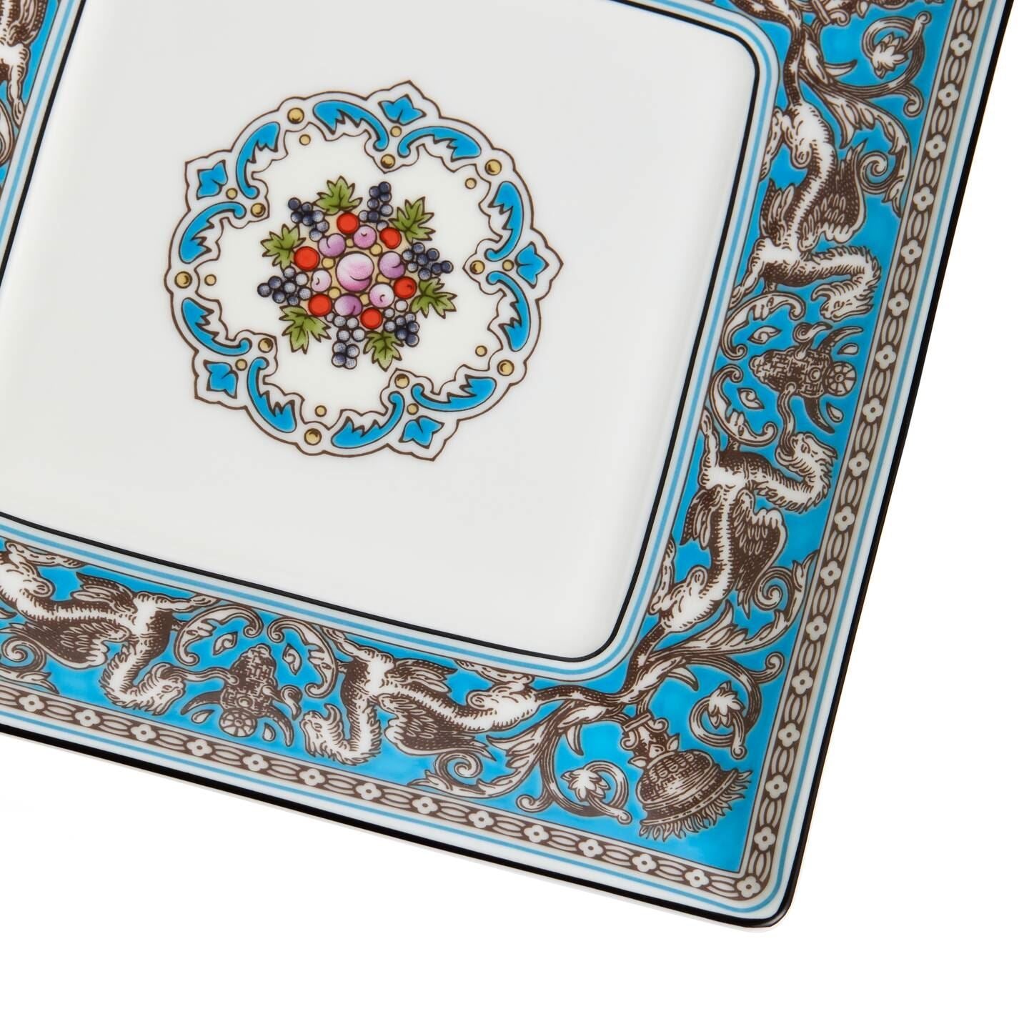 Florentine Turquoise Square Tray | Wedgwood