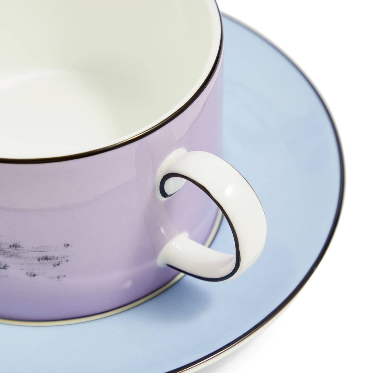 Sheila Bridges Teacup & Saucer Skipping