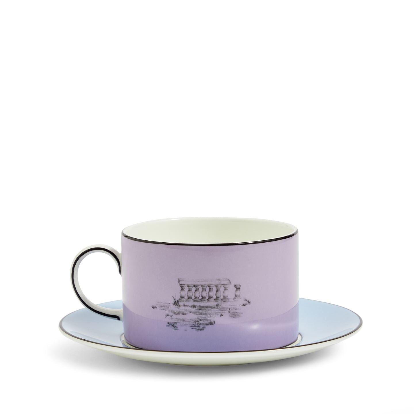 Sheila Bridges Teacup & Saucer Skipping