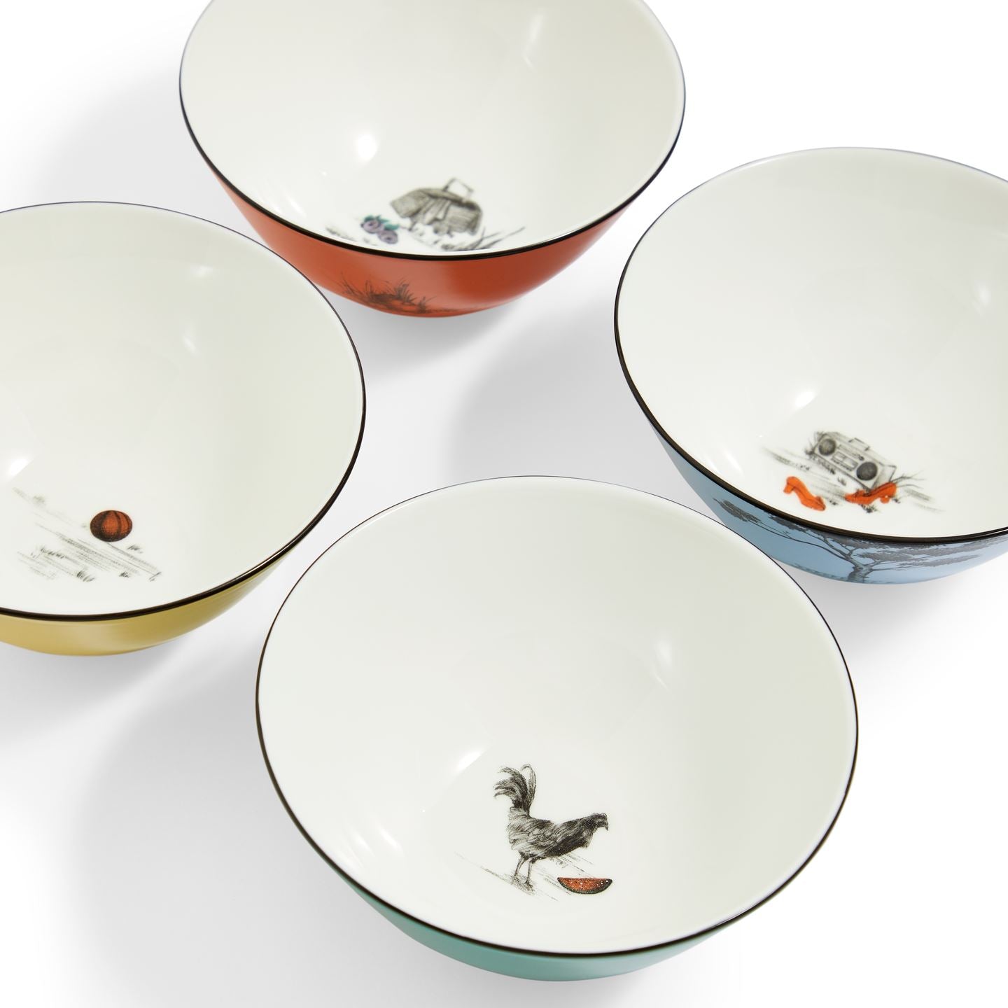 Sheila Bridges Bowls, Set of 4