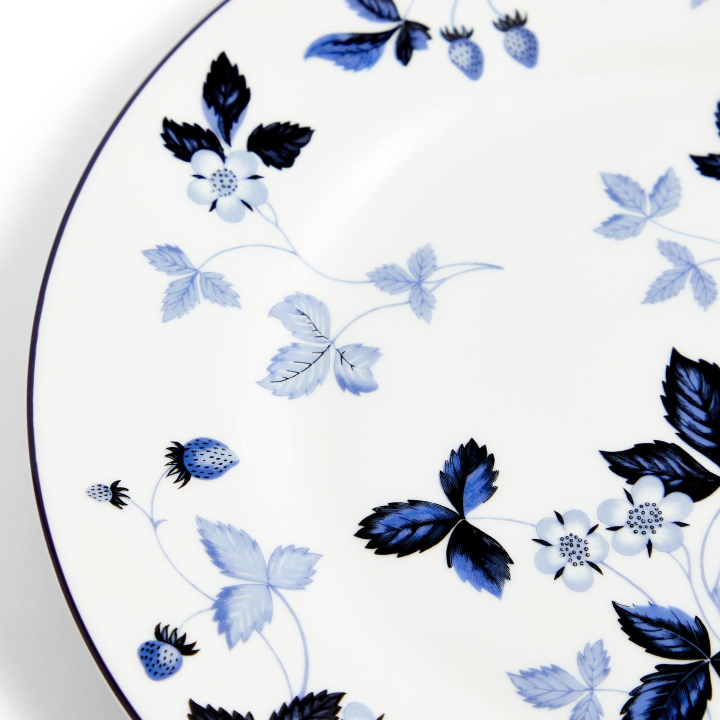 Wild Strawberry Inky Blue Salad Plate | Wedgwood