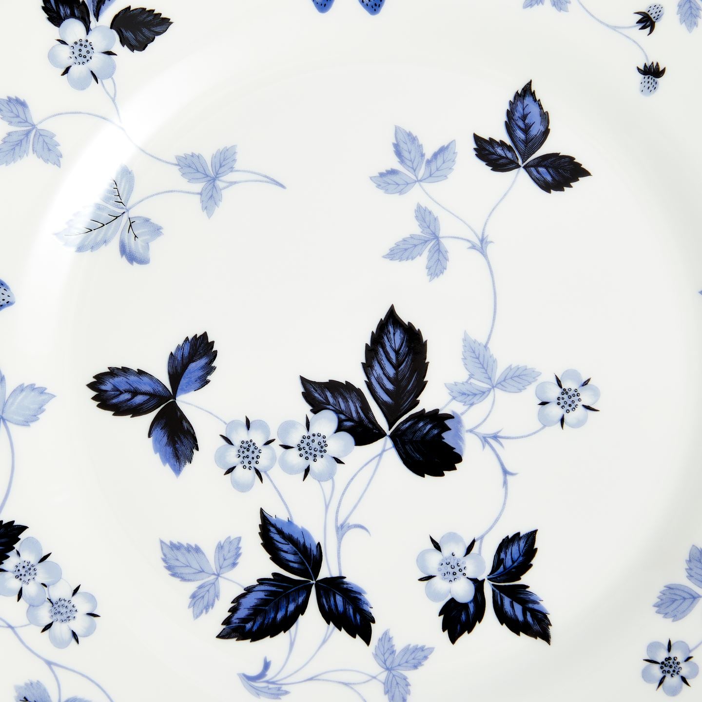 Wild Strawberry Inky Blue Salad Plate