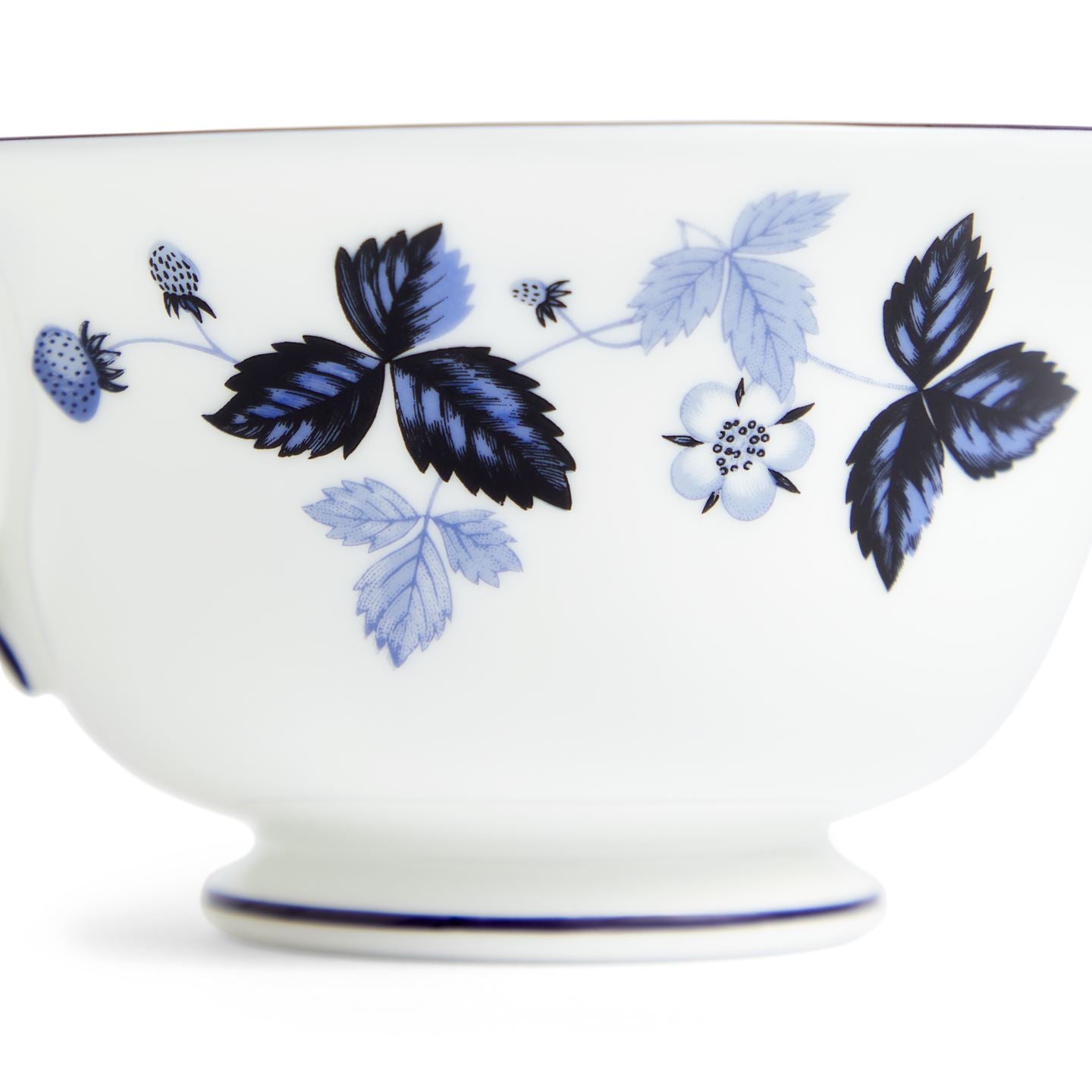 Wild Strawberry Inky Blue Teacup Saucer | Wedgwood