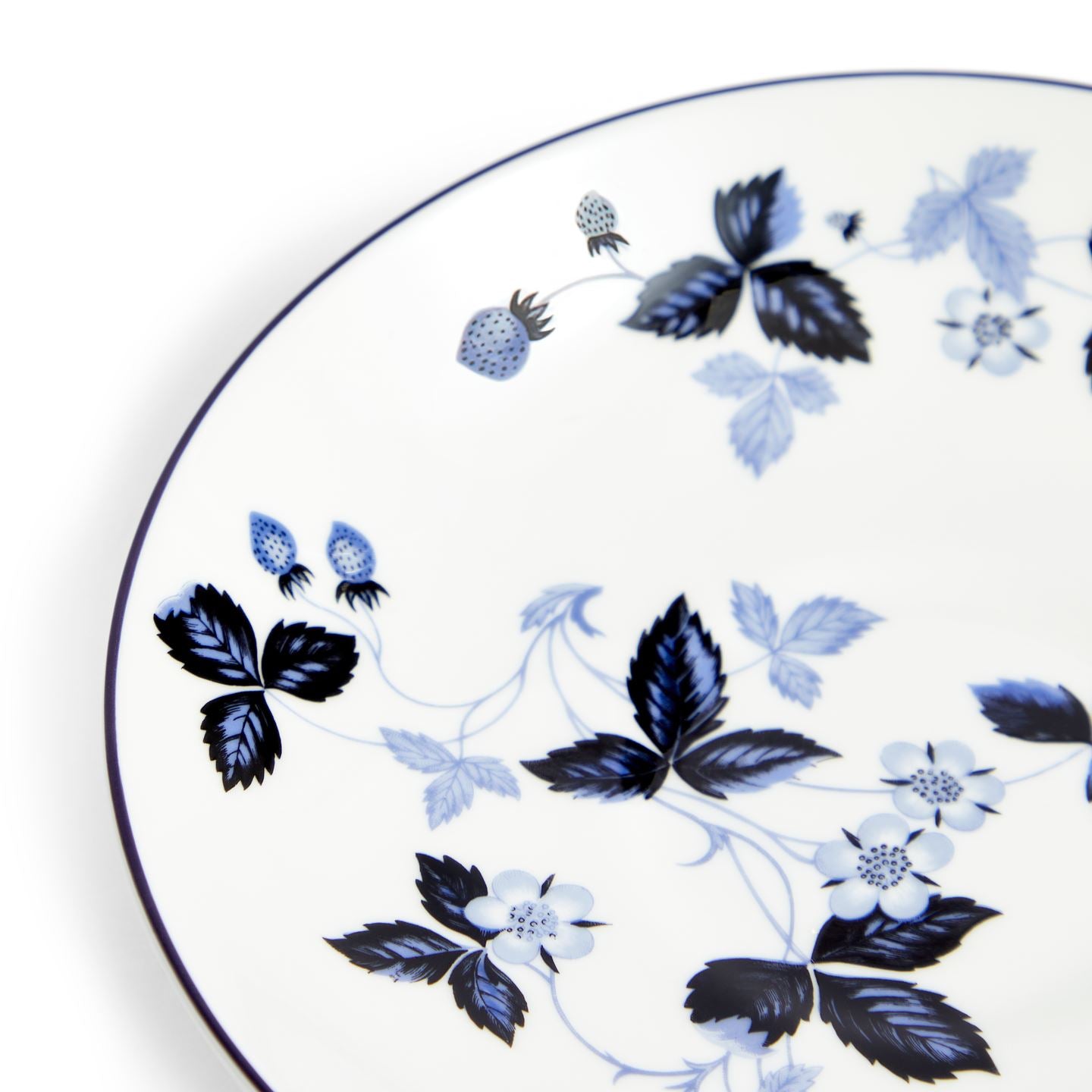 Wild Strawberry Inky Blue Teacup Saucer | Wedgwood