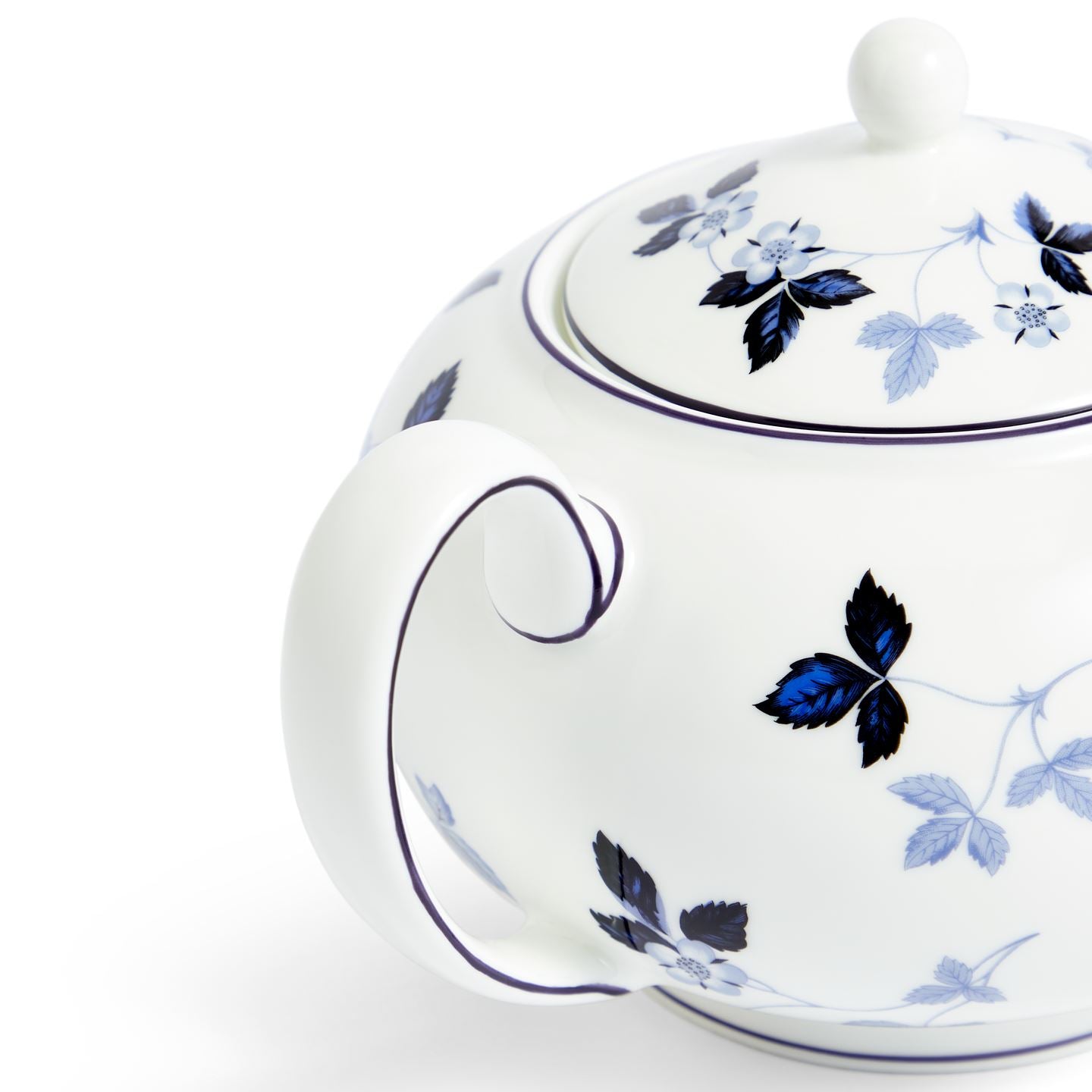 Wild Strawberry Inky Blue Teapot | Wedgwood