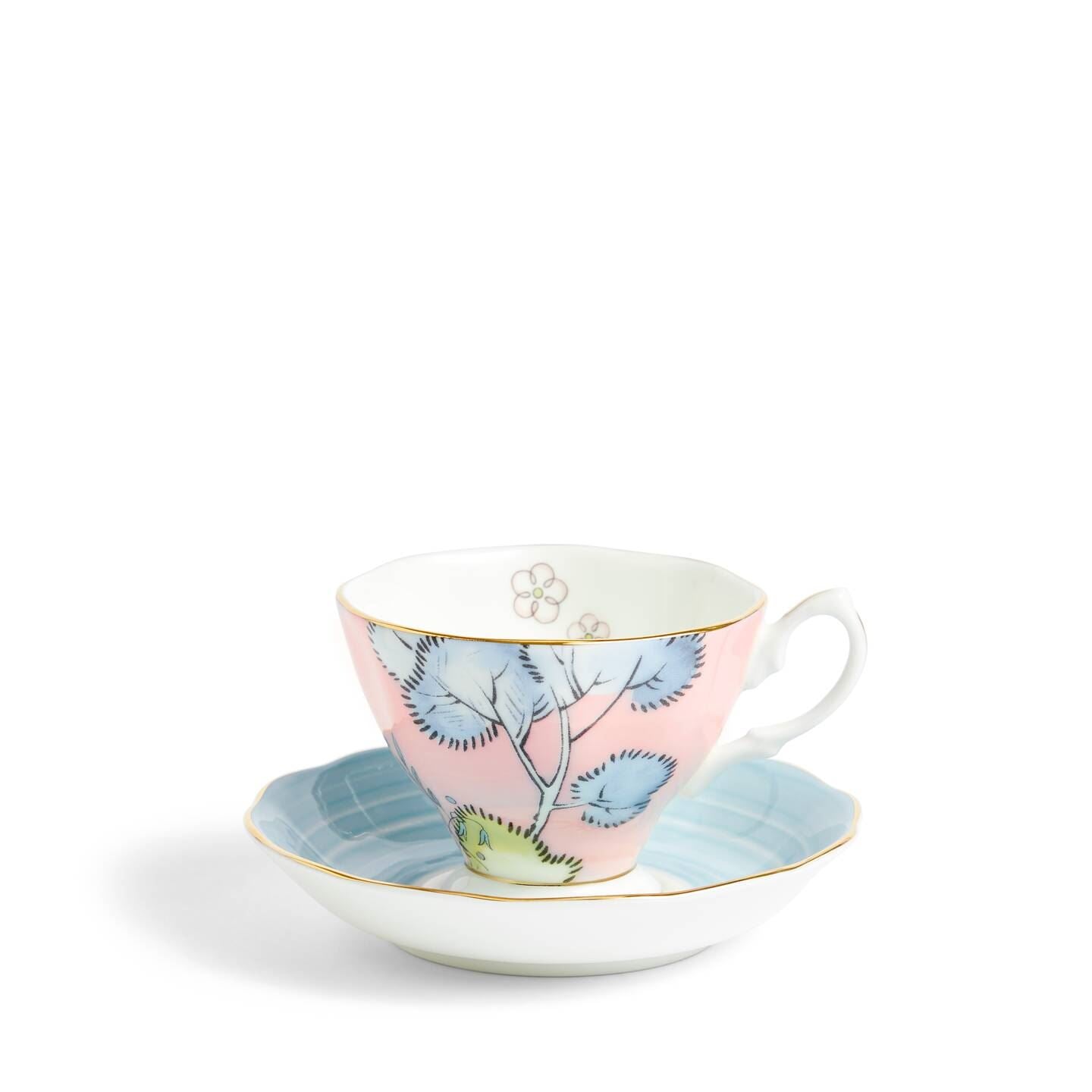100 Years Teacup Saucer Plate, 3 Piece Set, Enchantment 1930