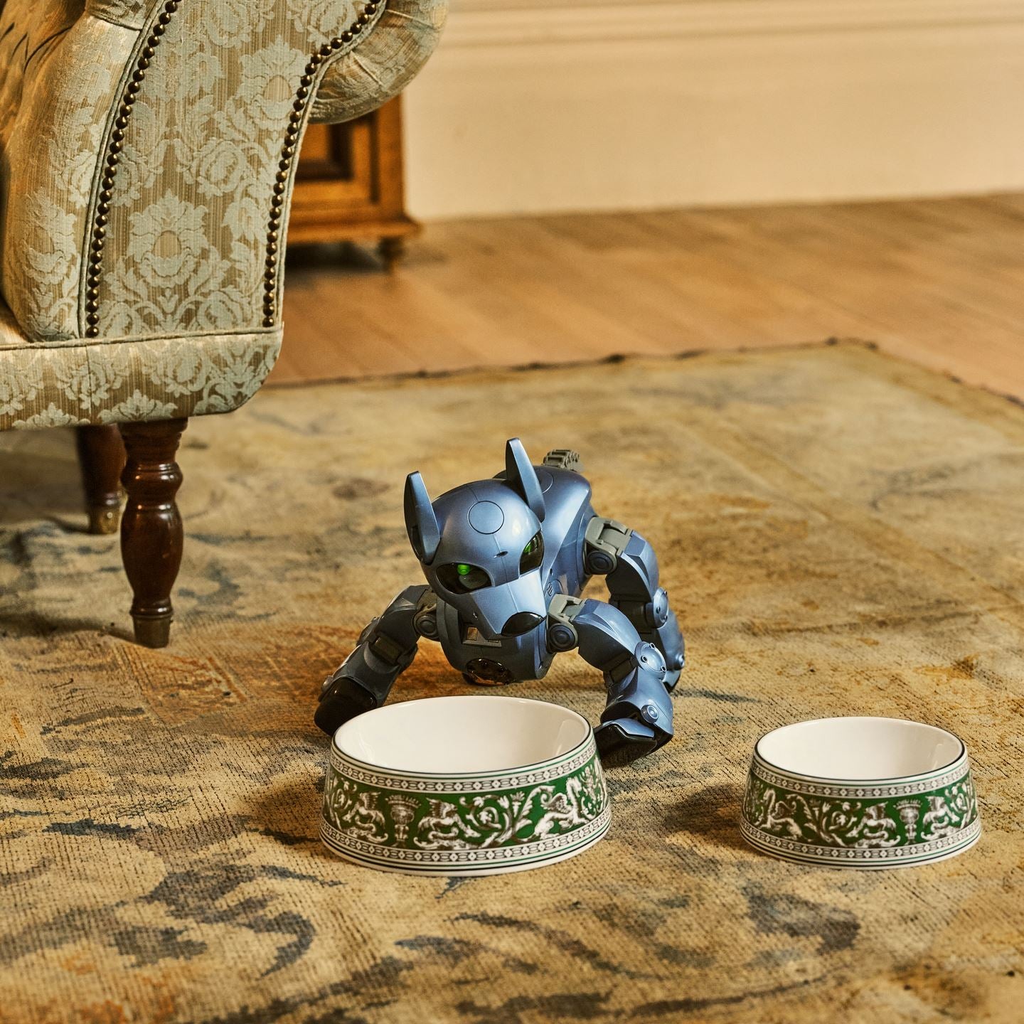 Florentine Verde Pet Bowl Small