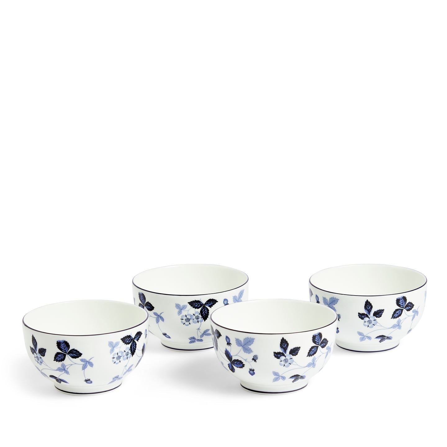 Wild Strawberry Inky Blue Dinnerware 15 Piece Set