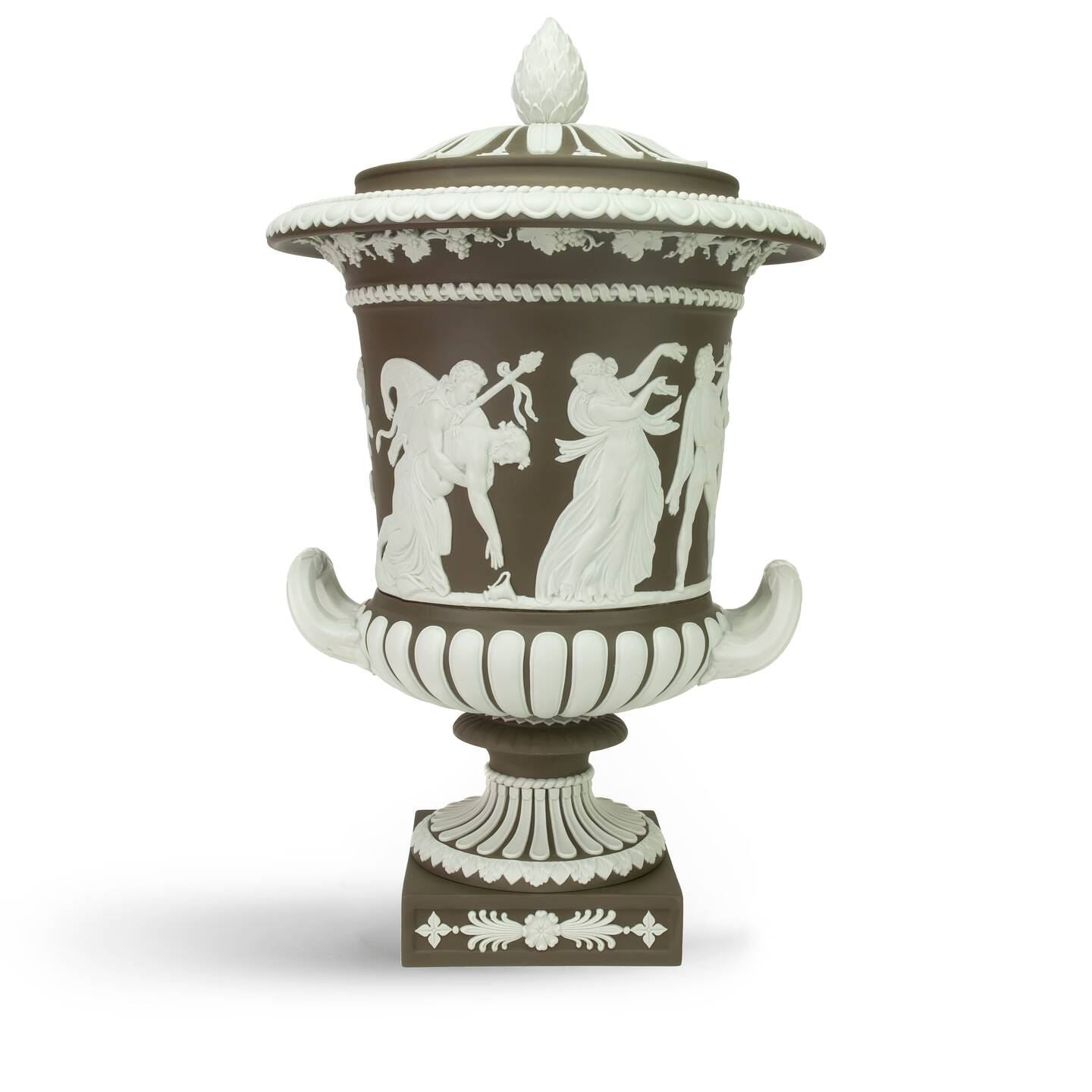 Borghese Vase Marsh Green