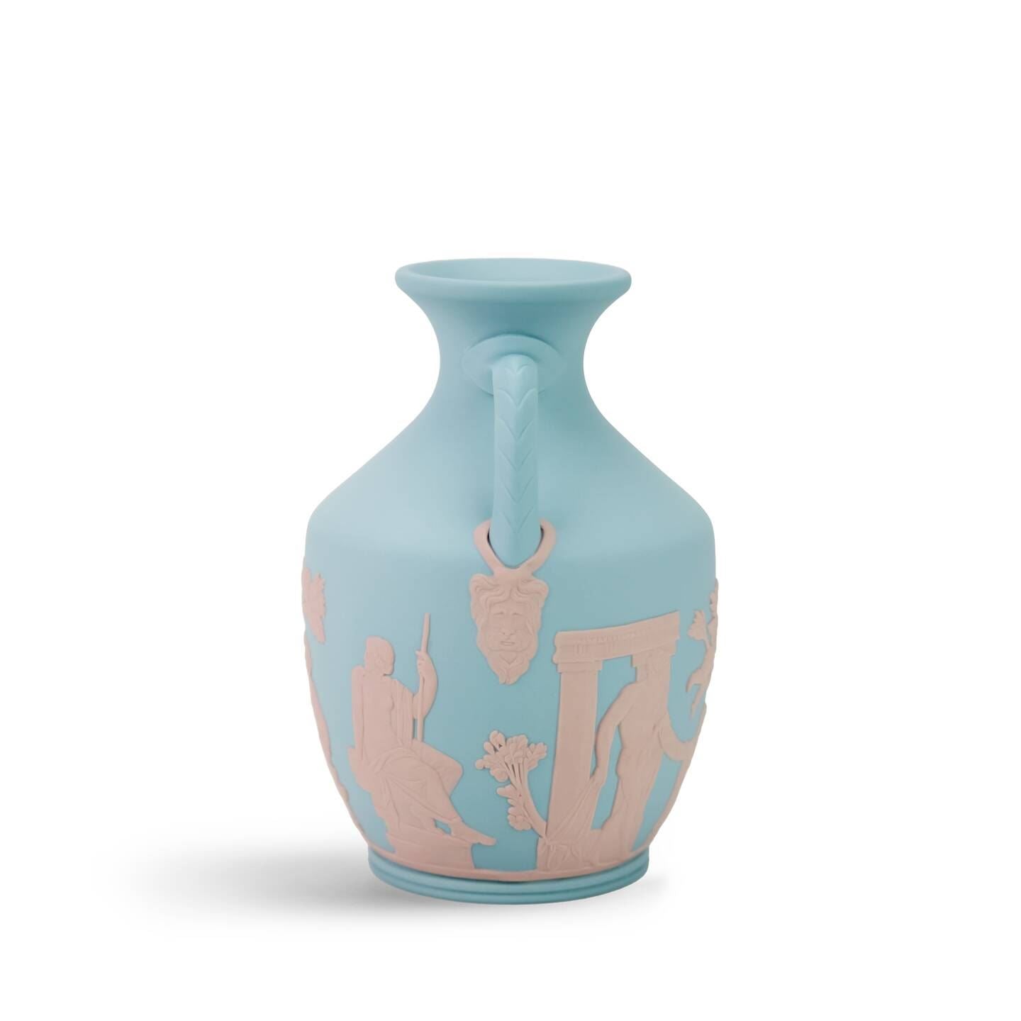 　Jasperware　花瓶　英国製 Portland Vase Turquoise/Pink | Wedgwood