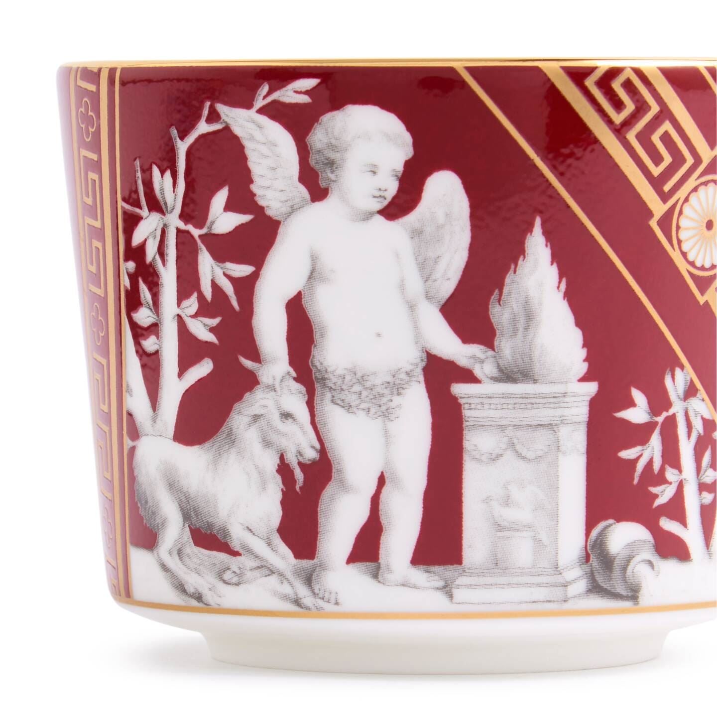 Renaissance Red Teacup & Saucer Accents