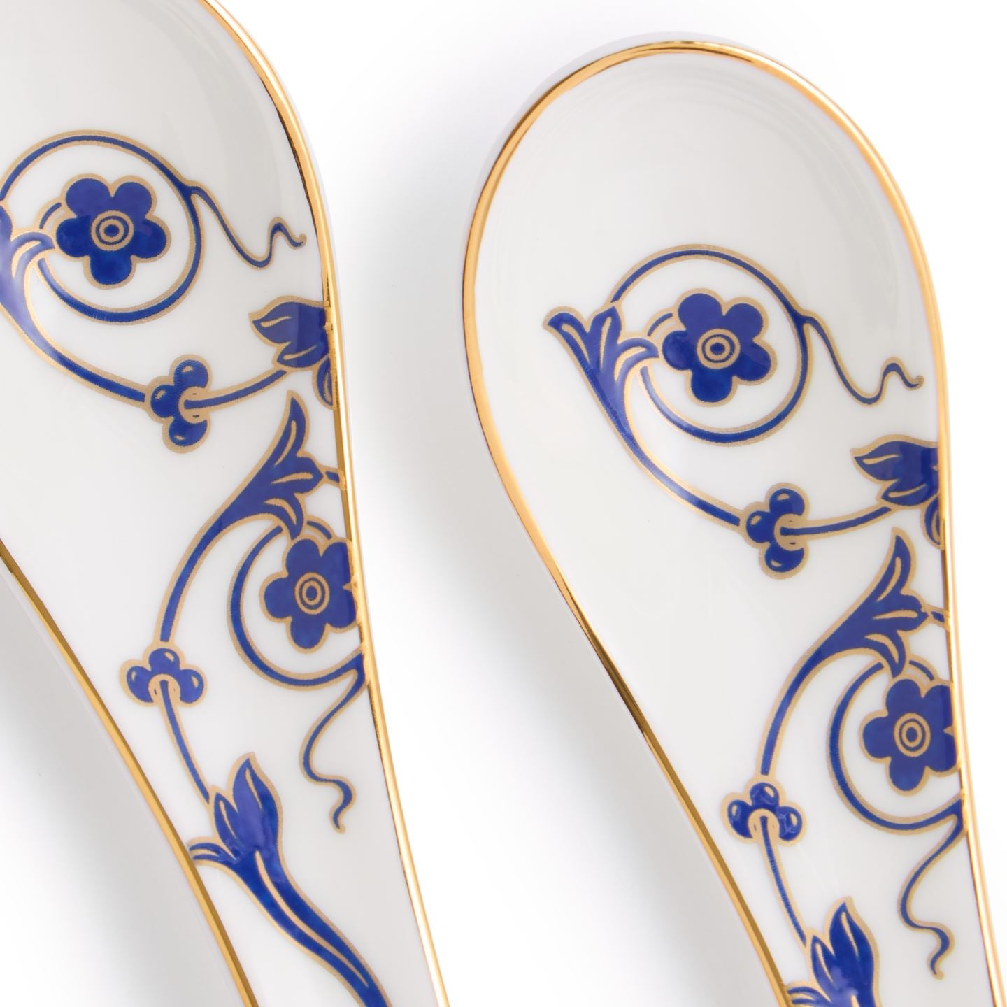 Renaissance Gold Chinese Soup Spoon Set of 2