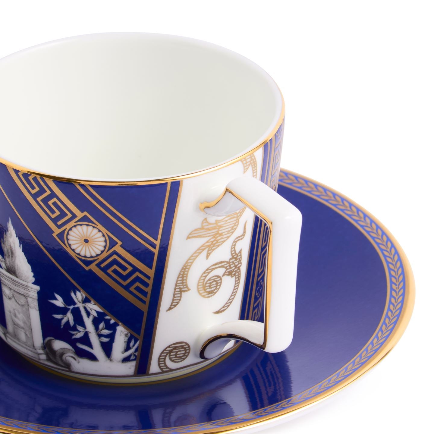 Renaissance Mix Teacup Saucer Set of 2