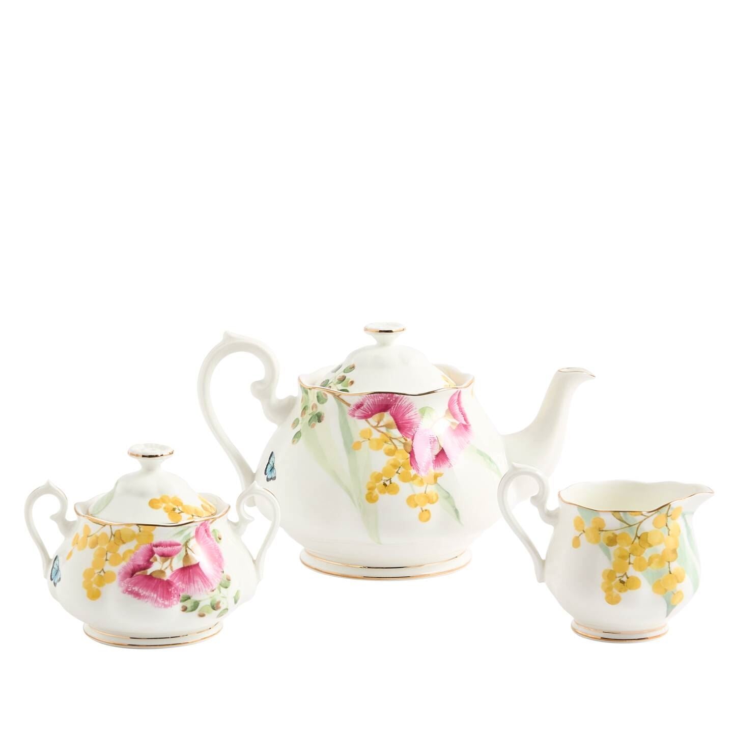 Miranda Kerr Australiana Teapot Sugar Cream 3PCS