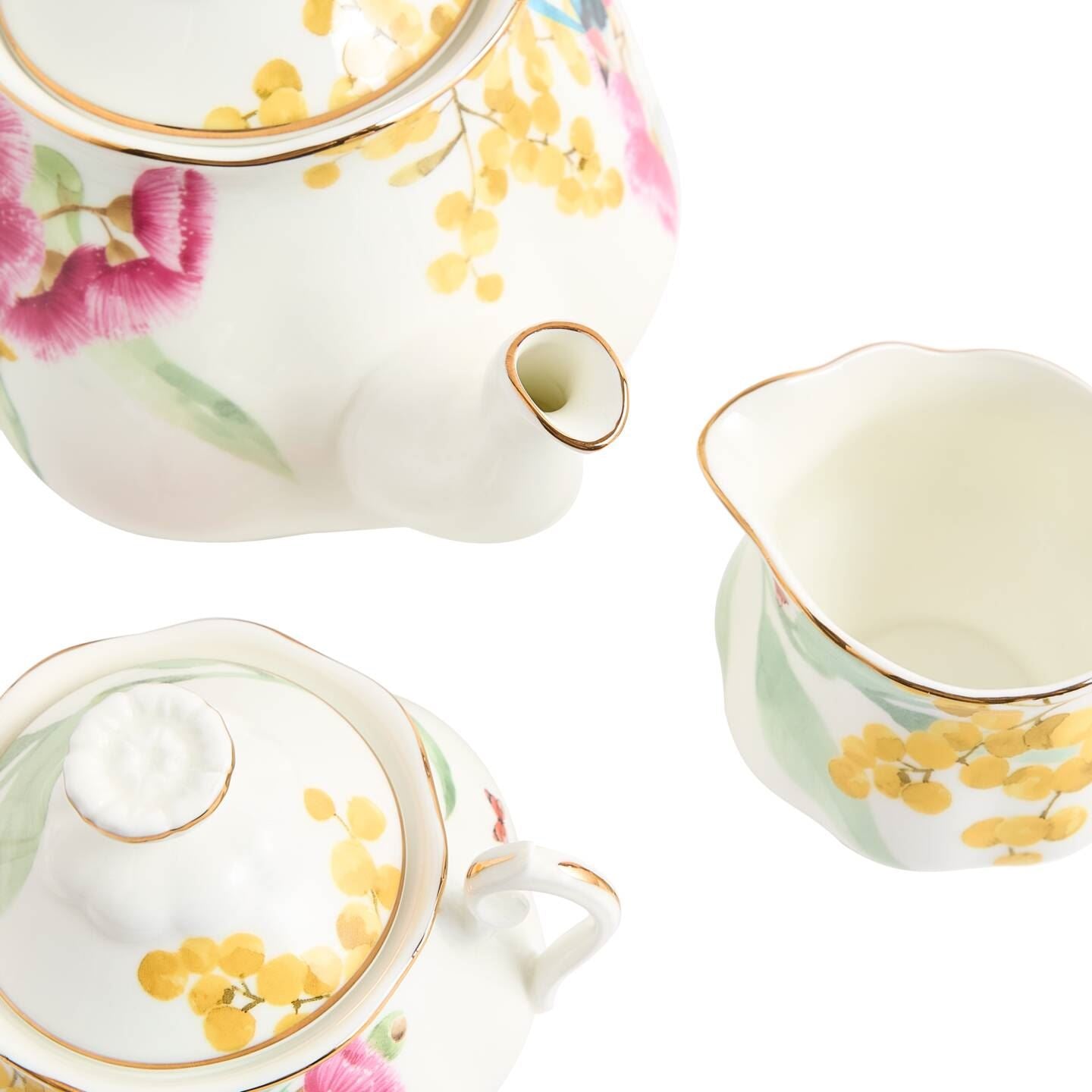Miranda Kerr Australiana Teapot Sugar Cream 3PCS