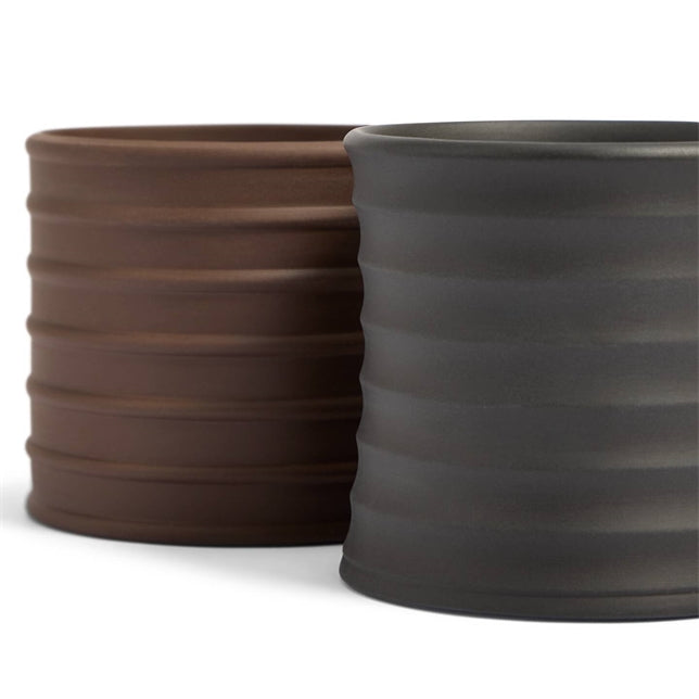 JW Anderson Mug Pair Black / Chocolate