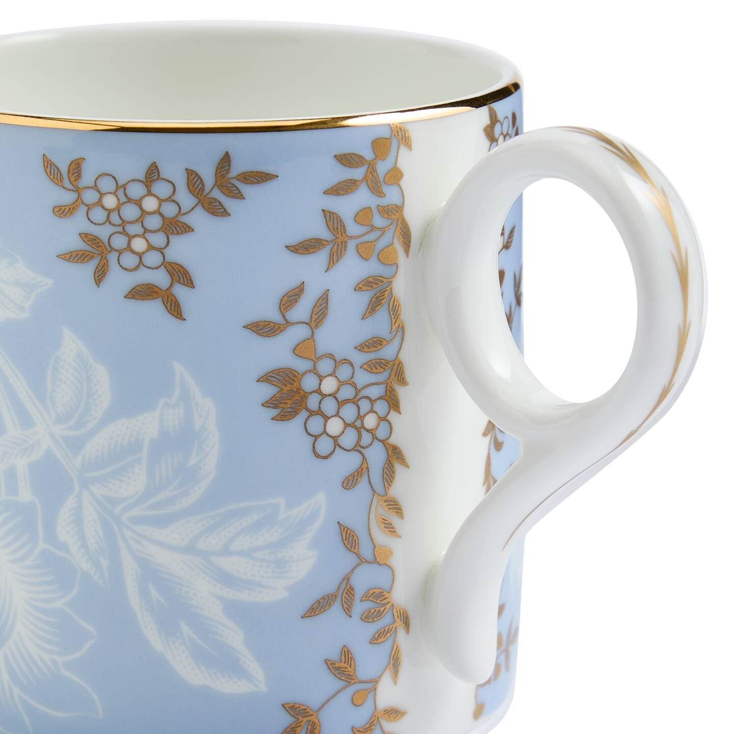 Wonderlust Pink Tonquin Mug Blue