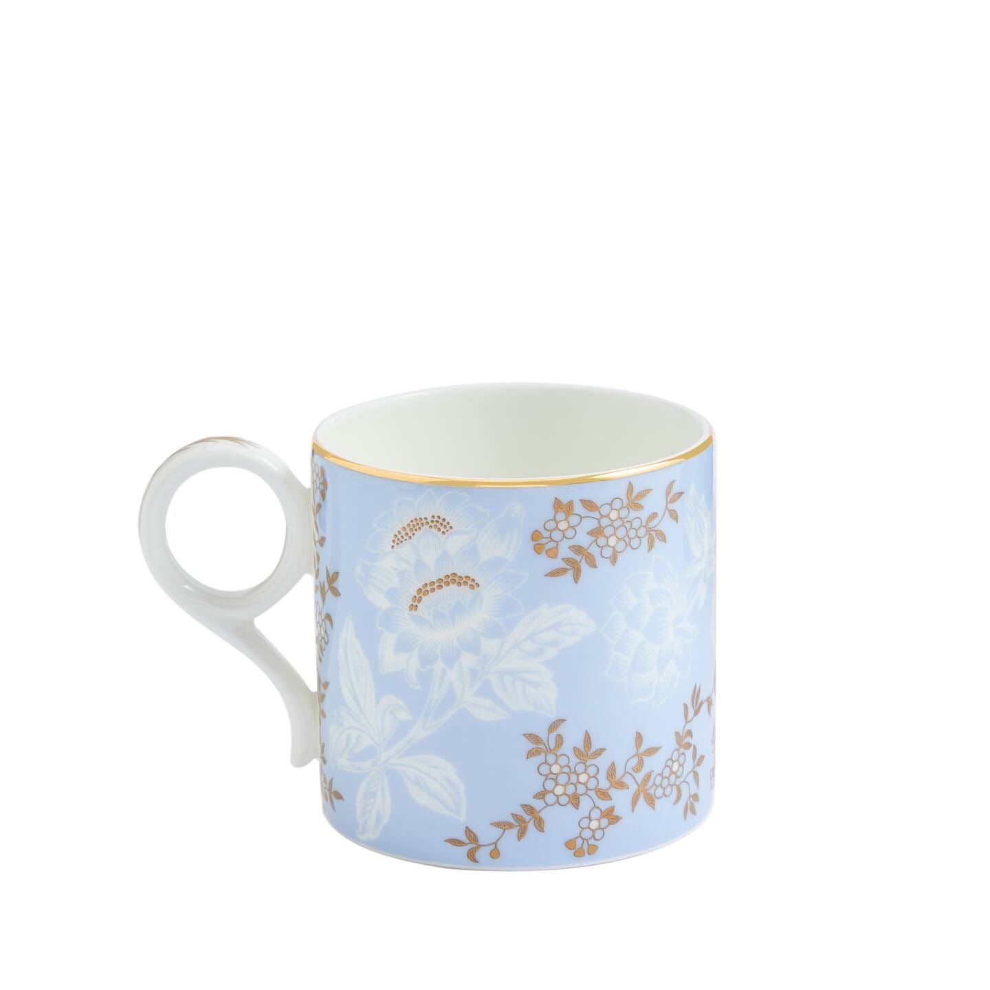 Wonderlust Pink Tonquin Mug Blue