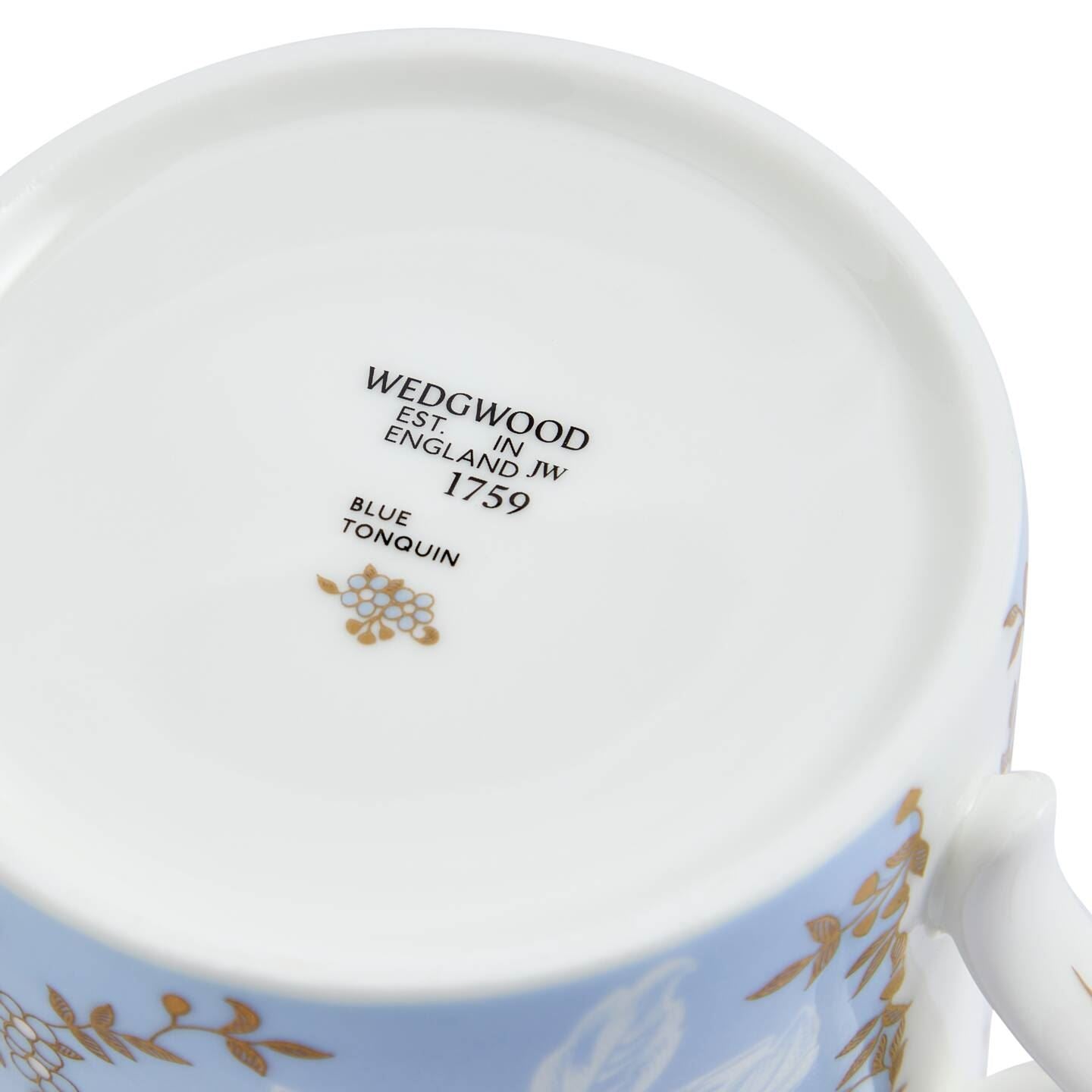 Wonderlust Pink Tonquin Mug Blue