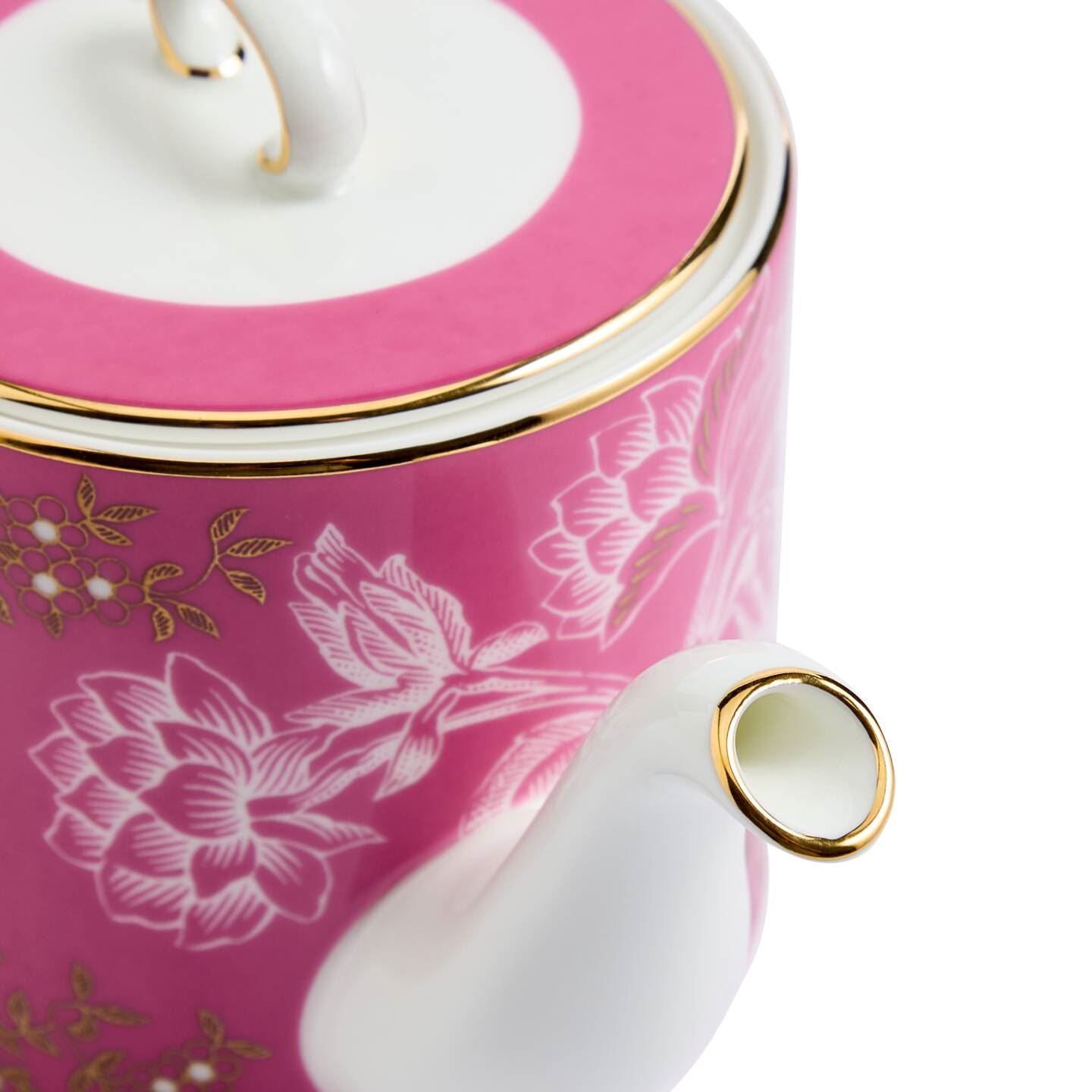 Wonderlust Pink Tonquin Teapot