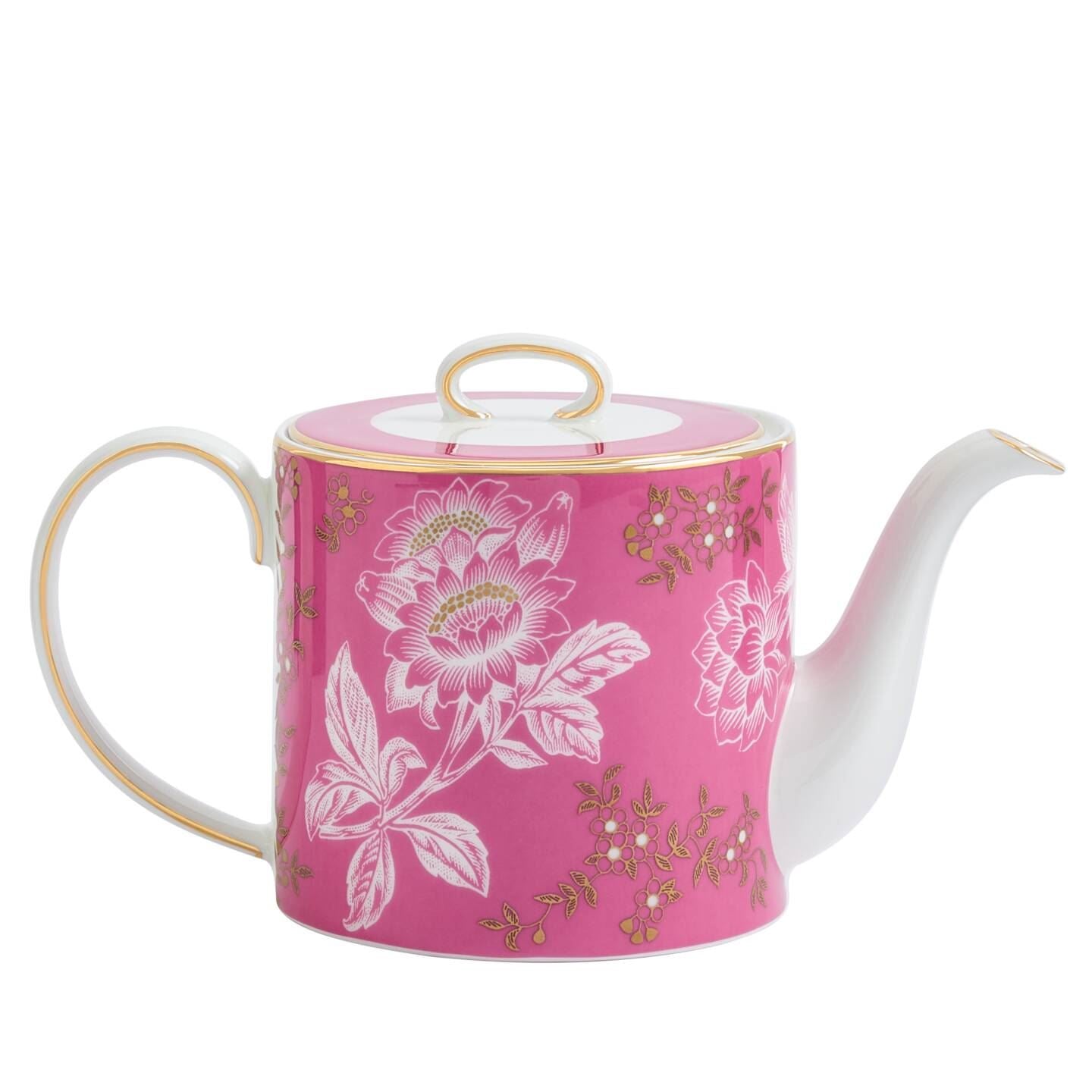 Wonderlust Pink Tonquin Teapot
