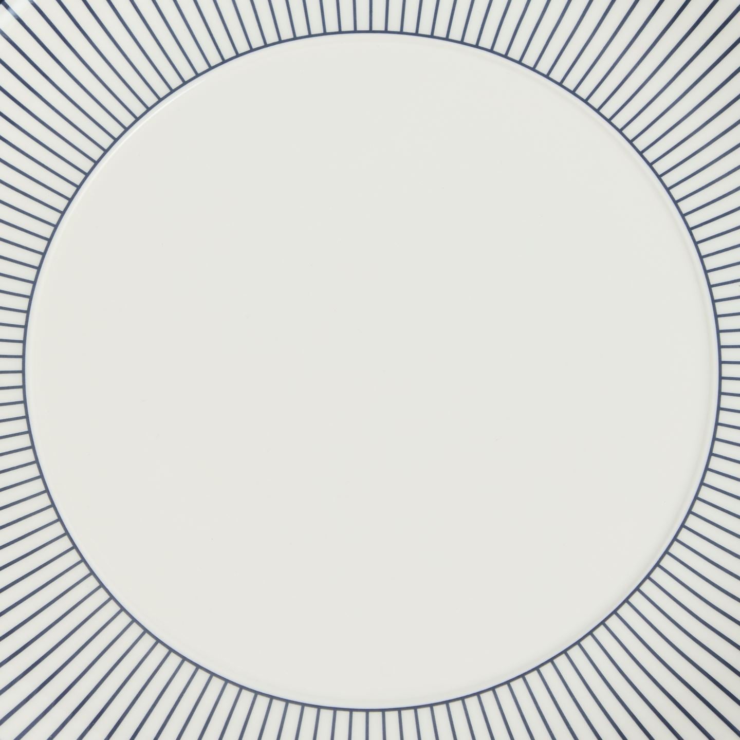 Gio Pinstripe Side Plate White