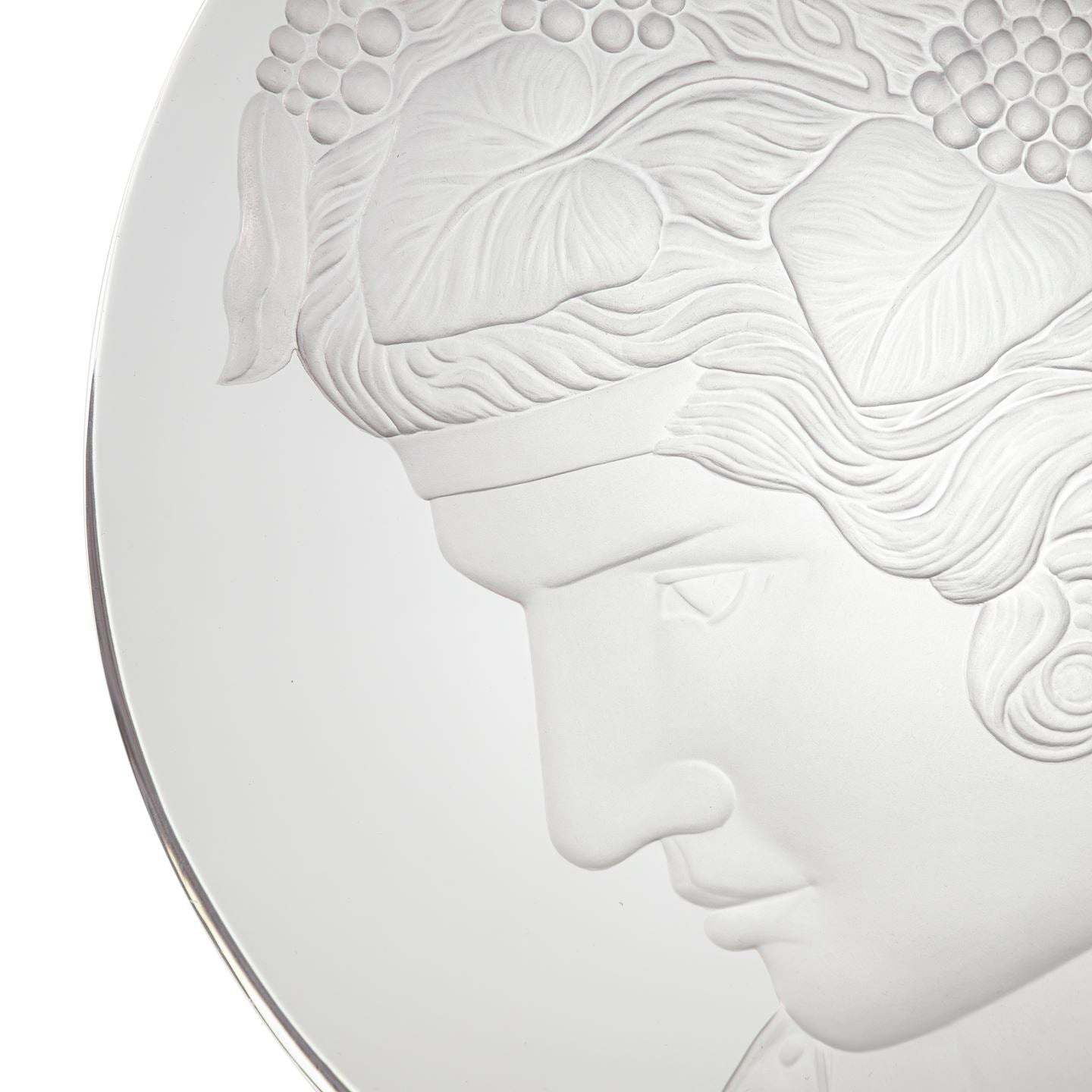 Bacchus Crystal Plaque