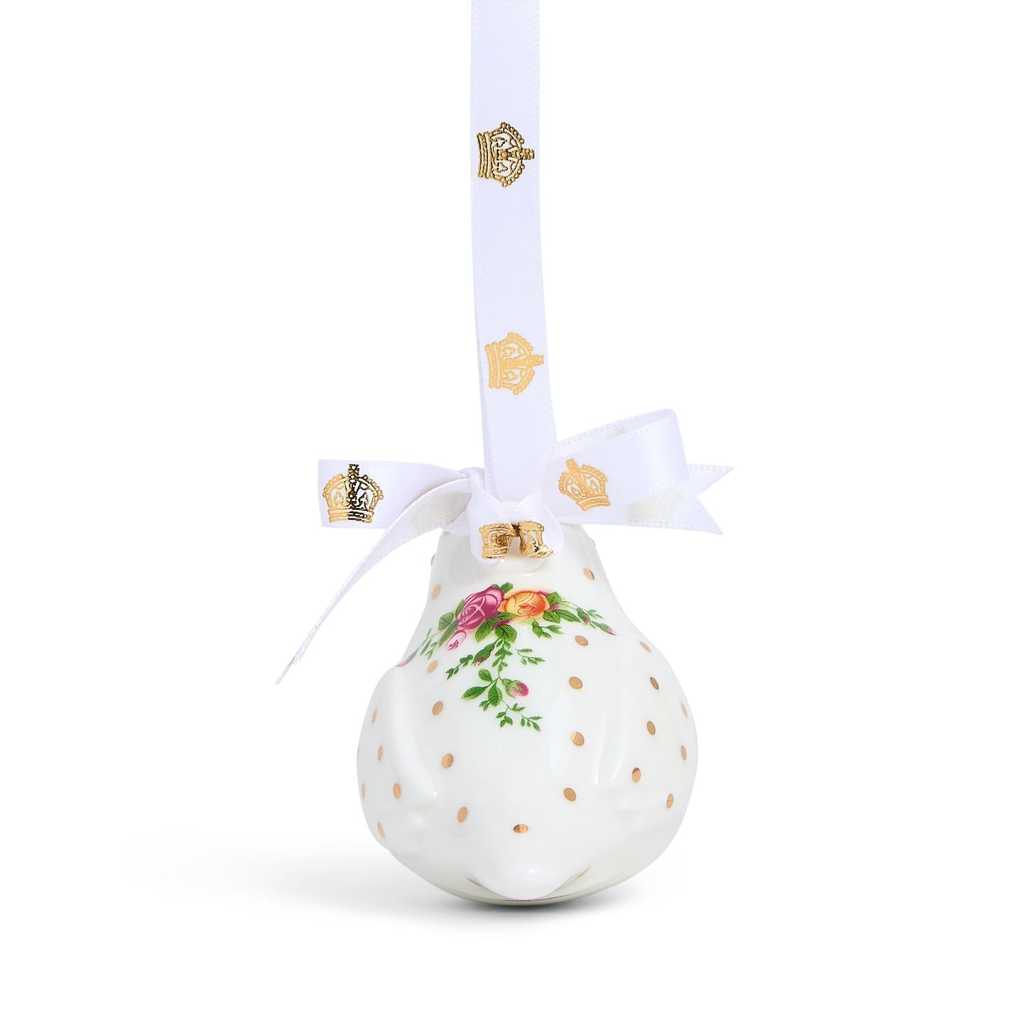 Old Country Roses Christmas Hanging Ornament Robin